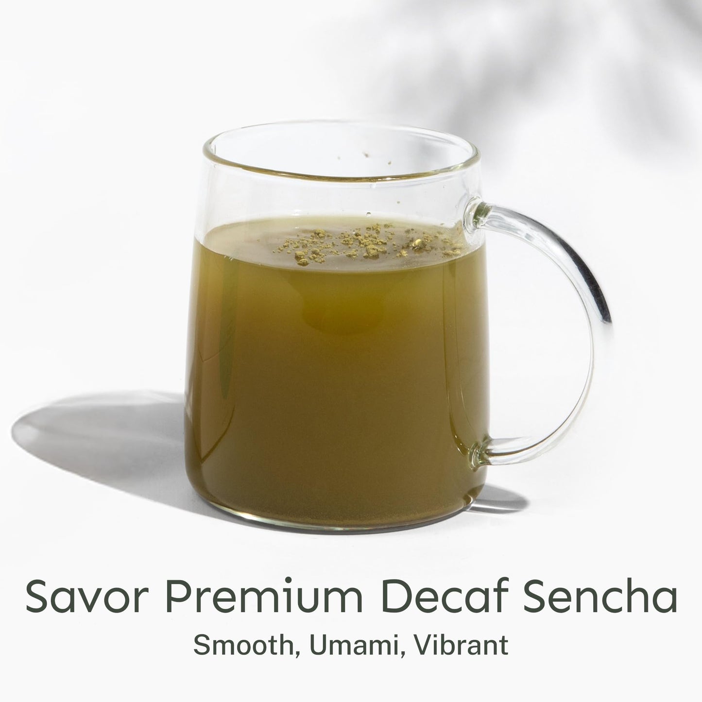 Yu Tea Decaf Organic Sencha Green Tea Powder, 100 Servings | Rich in Antioxidants, EGCG, & L-Theanine | Pure Japanese First Harvest Leaf | Caffeine-Free & Unsweetened | Resealable Pouch, 2.65 oz