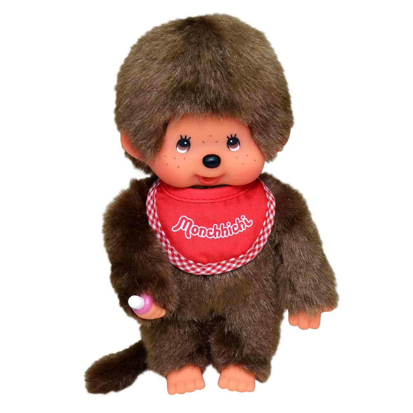 Monchhichi Boy with Red Bib - Stuffed Animal by Schylling (255010)
