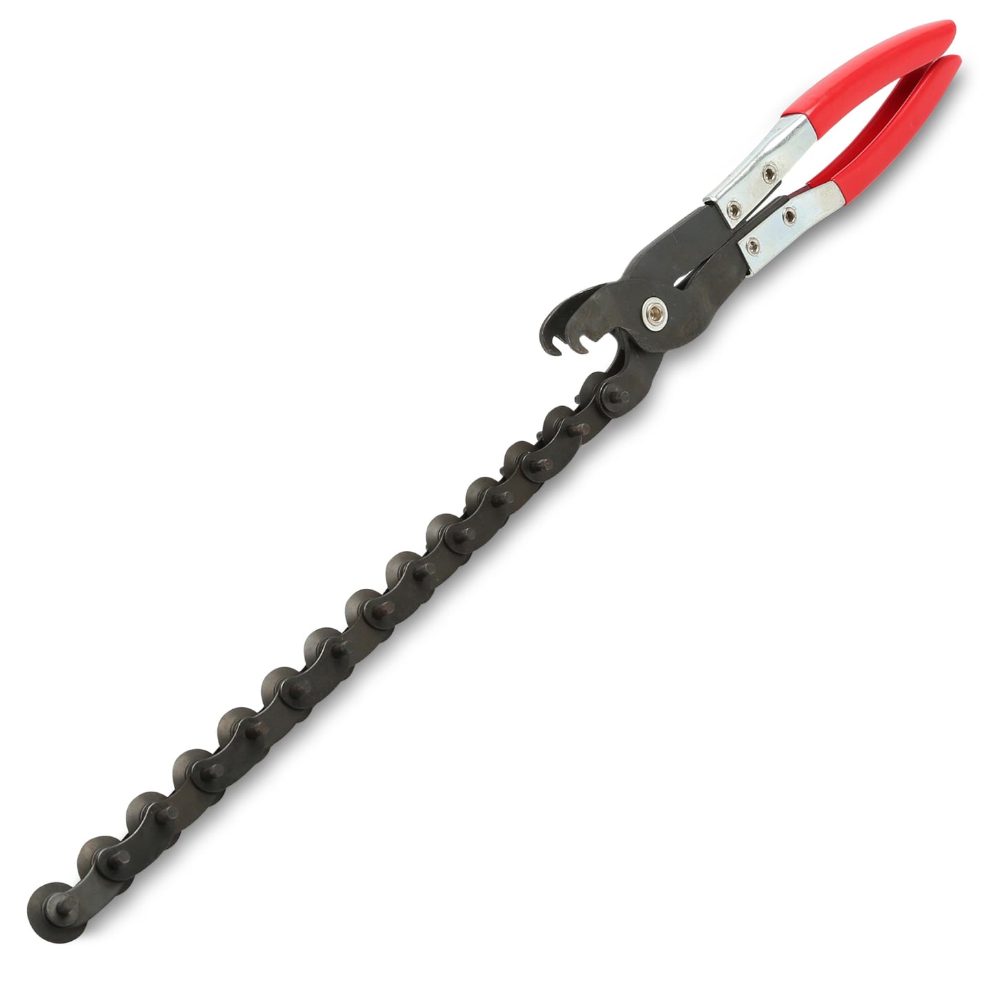 OEMTOOLS 27045 Exhaust Cutter, Cuts 3/4" to 3-1/4" Pipe, Durable Chain Cutter Tool, Easy One-Handed Rotation, Compact Pipe Cutter Chain for Tight Spaces
