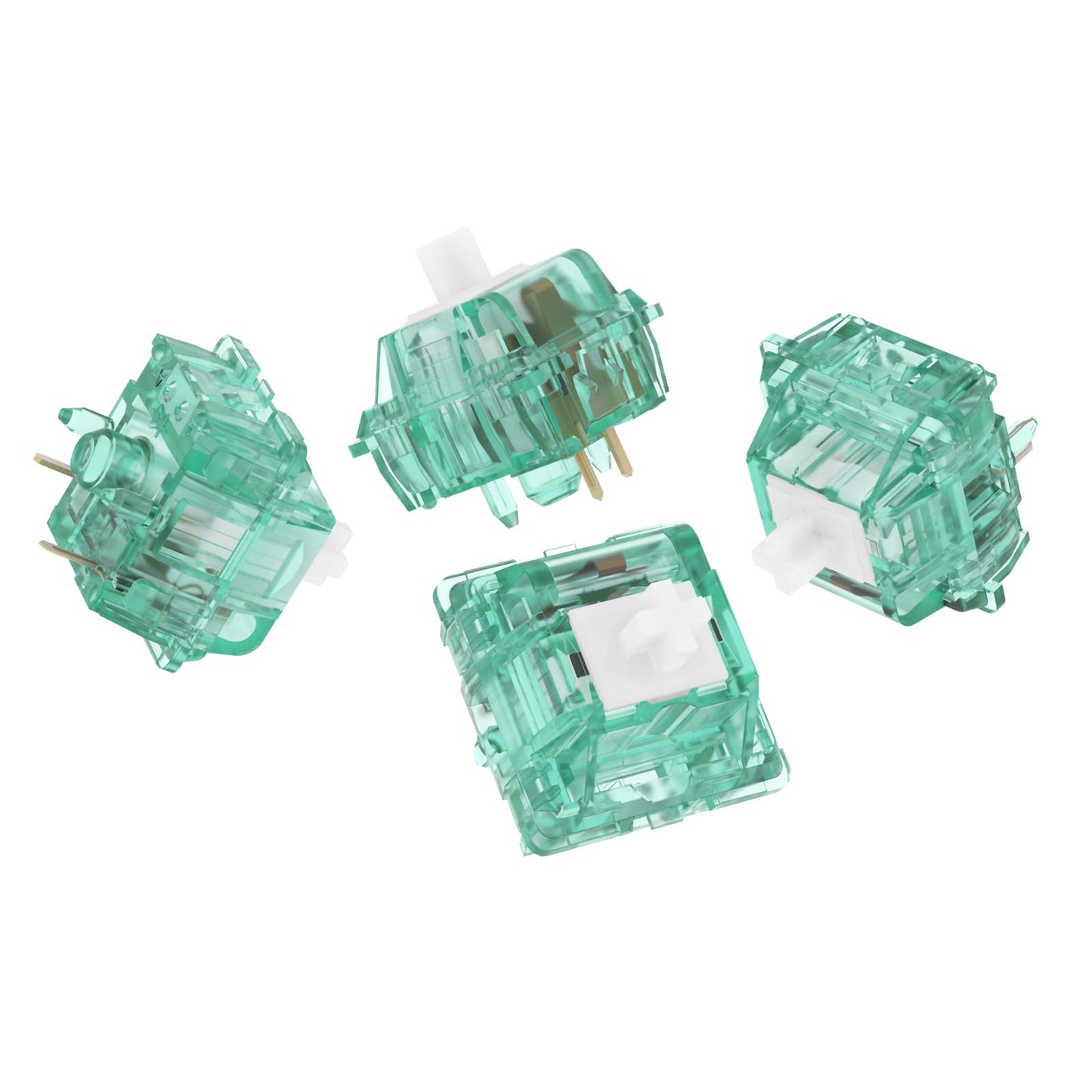 DUROCK Silent Shrimp Switches, Silent T1 Tactile Switches 67g, 5 Pins Pre-Lubed MX Silent Keyboard Switches (Silent Shrimps, 110pcs)