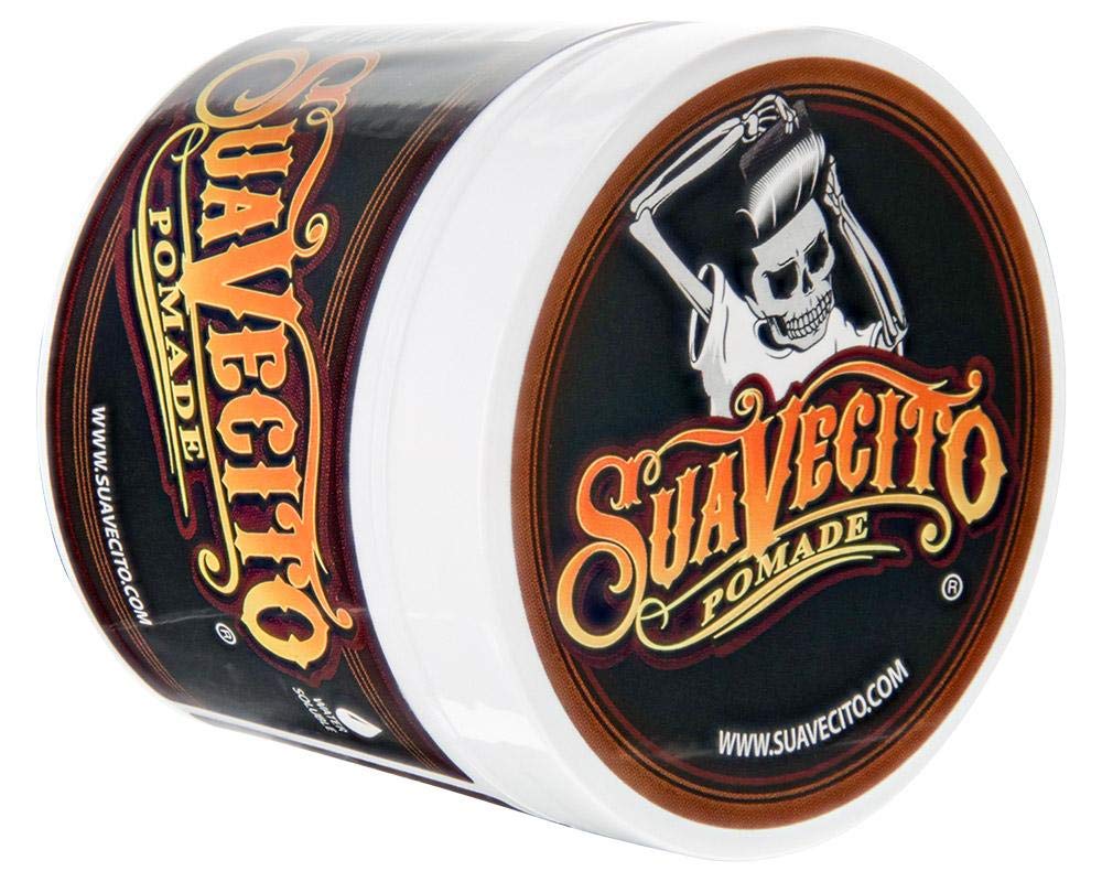 Suavecito Men's 5 PC Hair Kit - Original & Firme (Strong) Hold Medium Shine Pomade, Hair Cream and Grooming Spray, Large Deluxe Comb