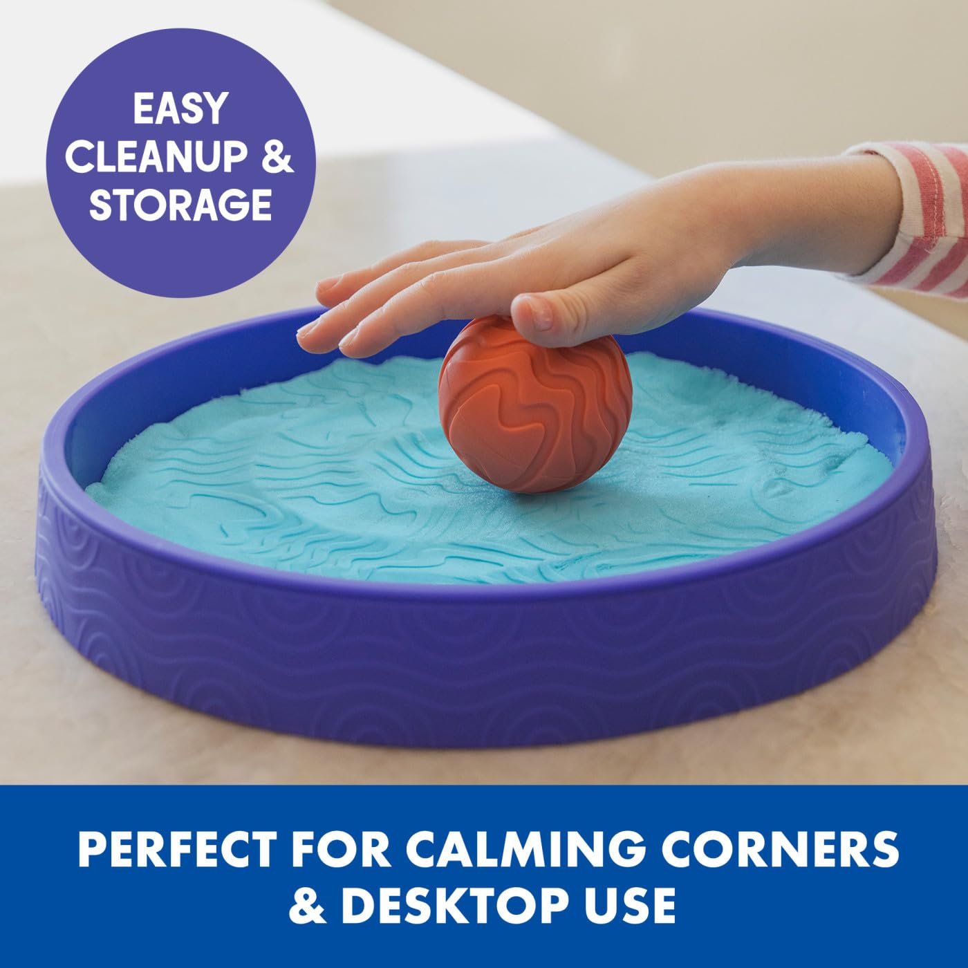 Educational Insights Playfoam® Sand Sensory Spheres - Relaxing Zen Garden Kits for Calm Down Corner or Desk, Anxiety Tools and Meditation Sets for Kids & Adults, Stress Relief Toys, Gift for Ages 5+