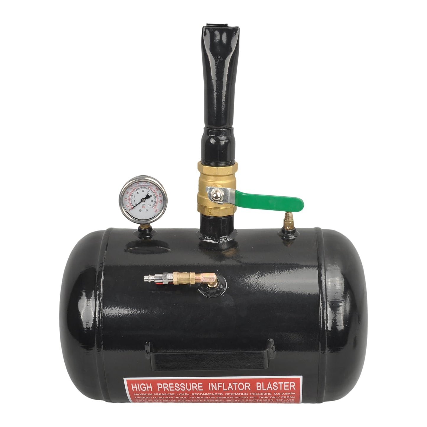 higehio Tire Bead Seater 145PSI Blaster Tool 5 Gallon Air Tire Seating Blaster Inflator Wheel Seating Tool Inflator Tank for Car Truck ATV Tank,Black