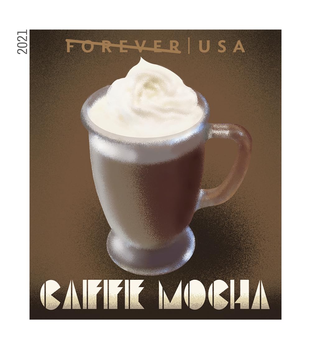 Espresso Drinks US Postage Stamps - Booklet of 20