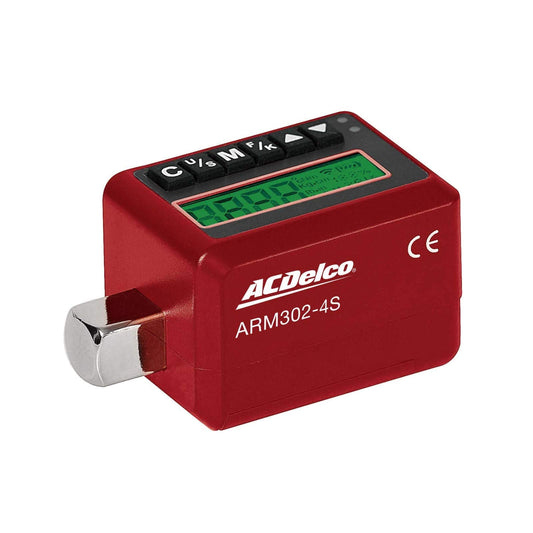ACDelco Tools ARM302-4S 1/2 Inch Digital Torque Wrench with Buzzer and LED Flash Notification - ISO 6789 Standards with Certificate of Calibration