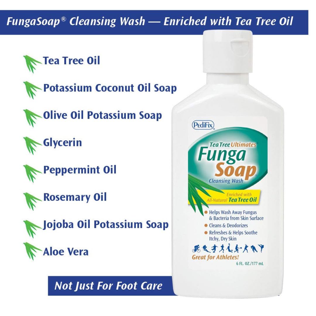 Pedifix FungaSoap Cleansing Wash - 13.5 fl. oz (Packaging May Vary) (Pack of 2)