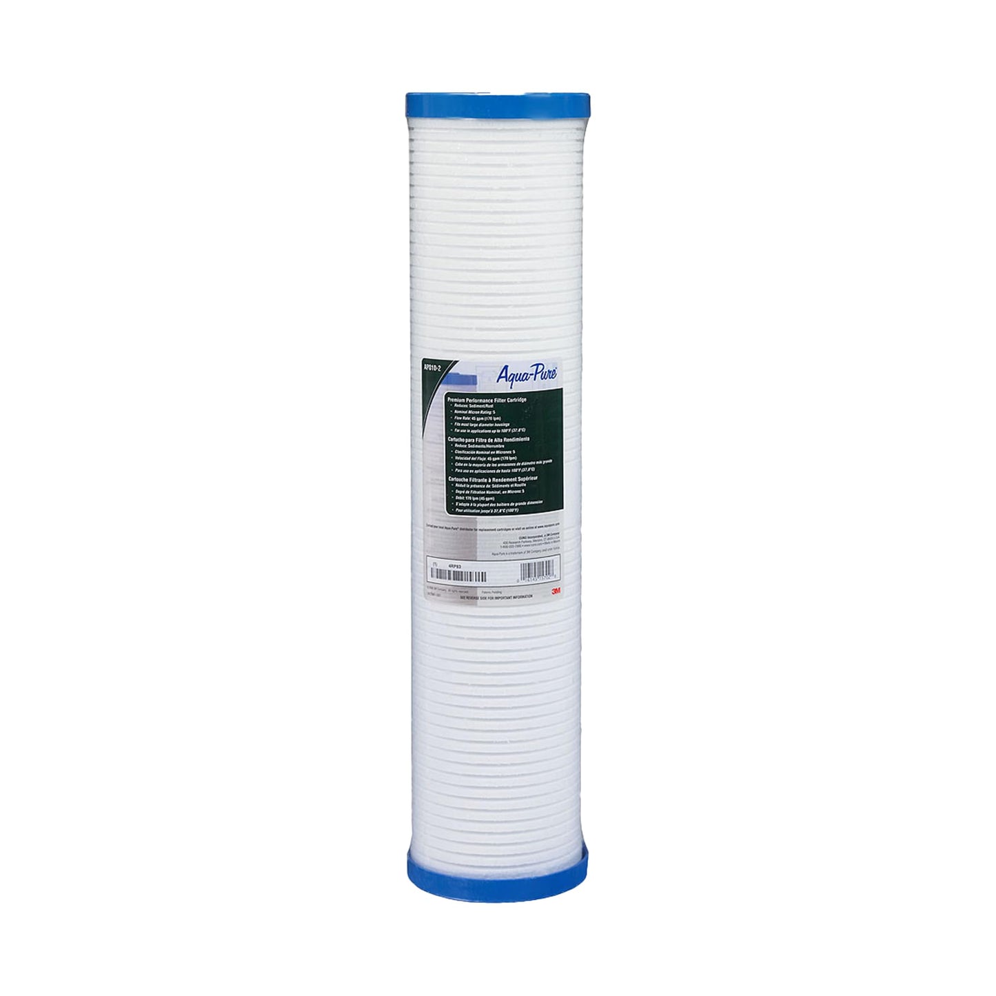 3M Aqua-Pure AP810-2 Whole House Replacement Water Filter Drop-in Cartridge, Large Capacity, for use with AP802 Housing