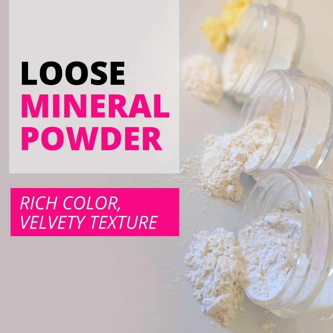 Concrete Minerals White MultiChrome Eyeshadow, Intense Color Shifting, Longer-Lasting With No Creasing, 100% Vegan and Cruelty Free, Handmade in USA, 6 Grams Loose Mineral Powder (Lollipop)