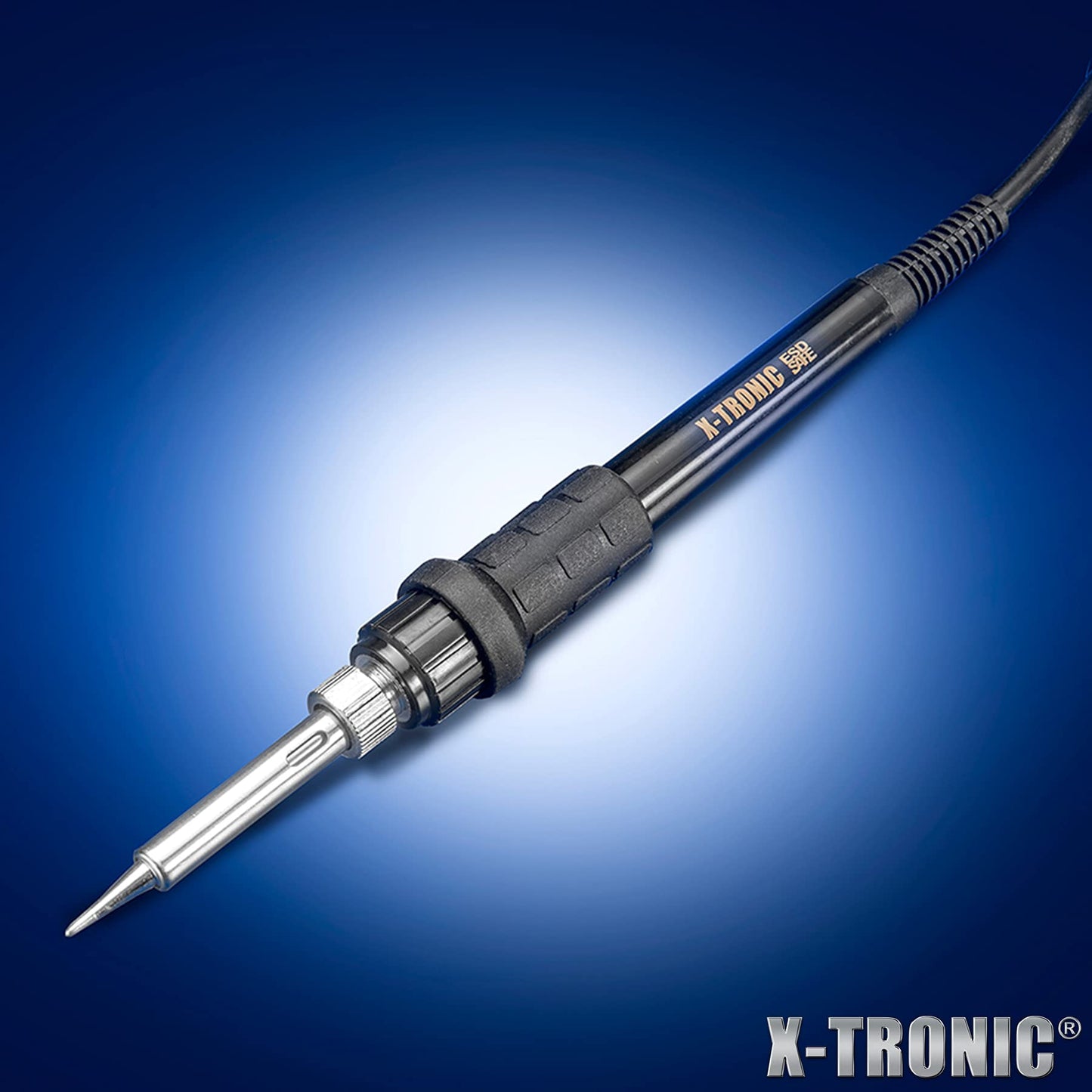 The Original X-Tronic 3020-XTS • 75W Soldering Iron Station • LED • 2 Helping Hands • Roll of Solder • Brass Sponge w/Cleaning Flux • Wet Sponge • °C/°F Conversion Switch • 10 Minute Sleep Feature!