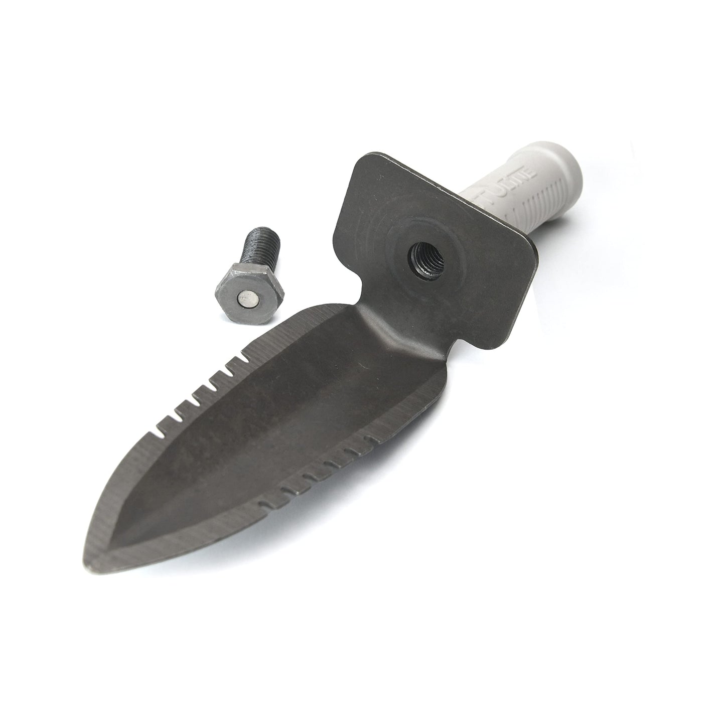 Hand Digger/Trowel by Kellyco with Magnet, Dual Serrated Edge, Metal Detecting or Gardening, Stuline Signature Series