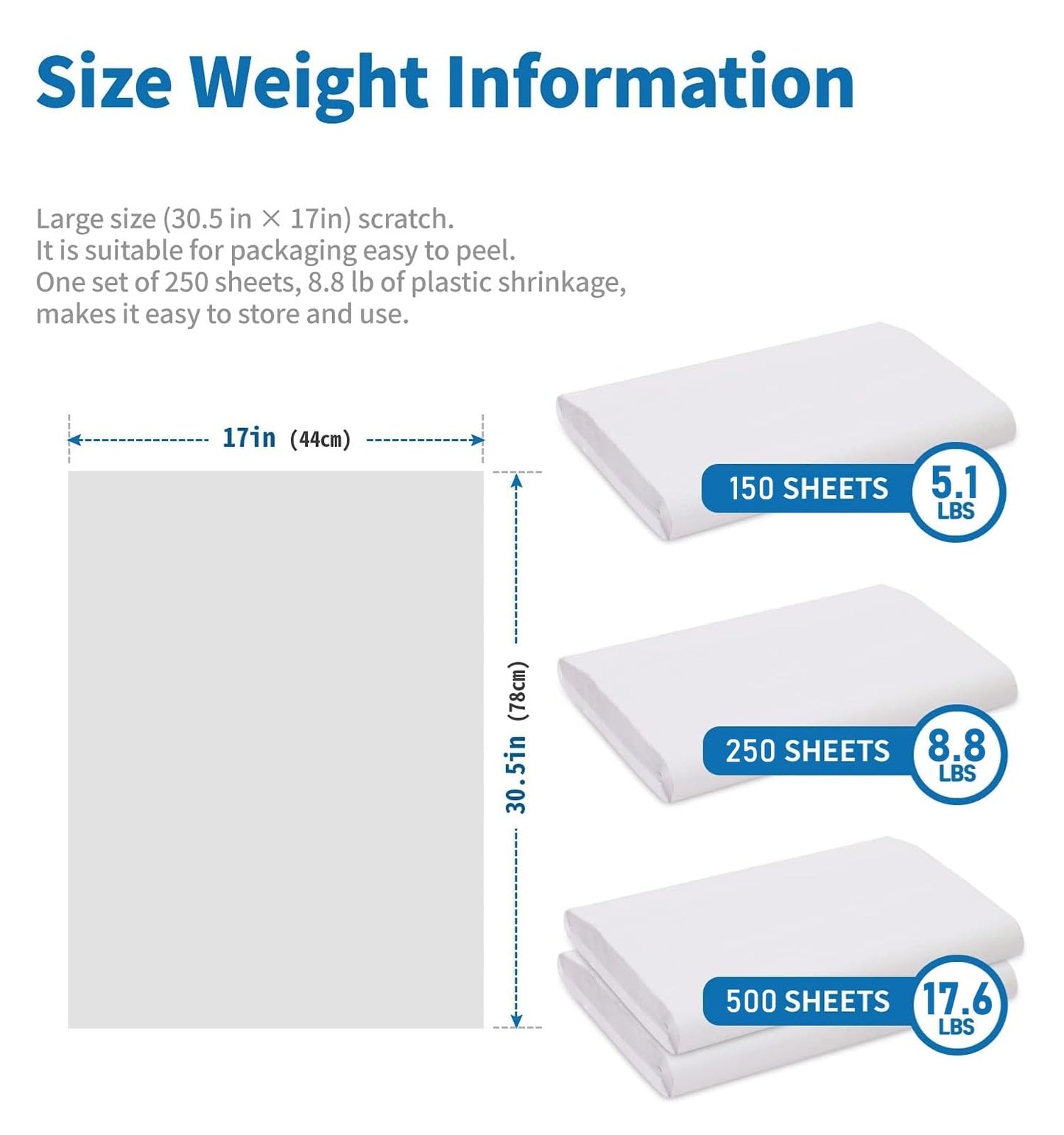 HANA PAPER 30.5" x 17" Large size (500 sheets, 17.6lb) Packing Paper Sheets for Moving, A grade of Newsprint paper for wrapping, storage, shipping. Box packaged. Ideal for wrap dish, glassware.