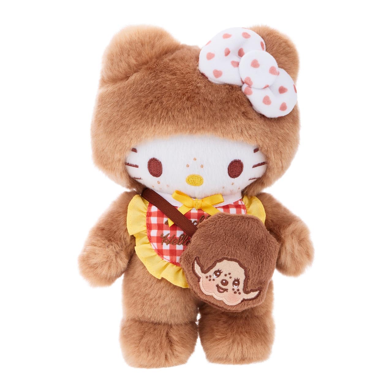 MONCHHICHI x Hello Kitty Costume Plush Doll - 8" Standing Hello Kitty