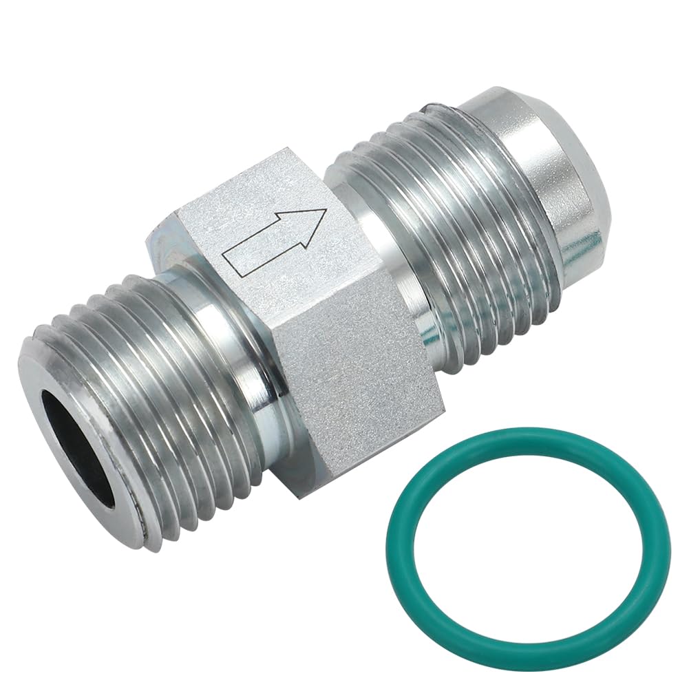N14 Fuel Check Valve for Cummins N14 Fuel Pump Straight Fuel Check Valve Replace for OEM Number 042211 Aluminum
