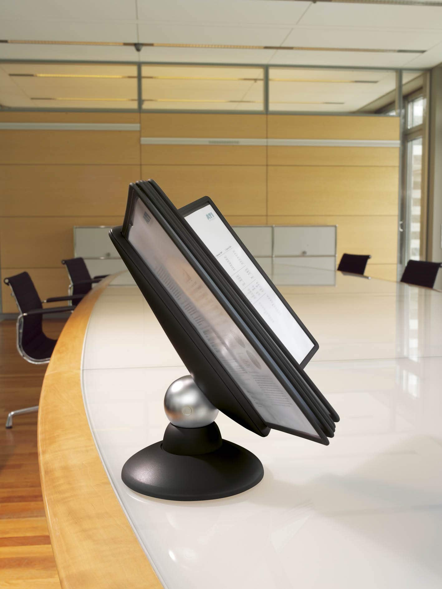 DURABLE Motion Reference System, 10 Double-Sided Panels, Letter-Size, Black, SHERPA Design (553901)