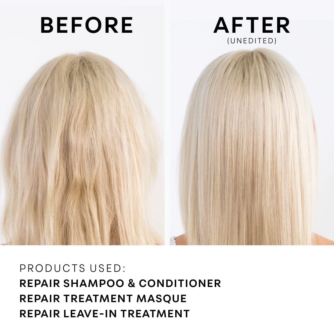 NATURELAB. TOKYO Perfect Repair Shampoo & Conditioner: Eco-Friendly Refill Pouch Duo: Replenish and Restore Damaged, Color Treated Hair and Strengthen New Hair I 22.9 FL OZ Each | $60 VALUE