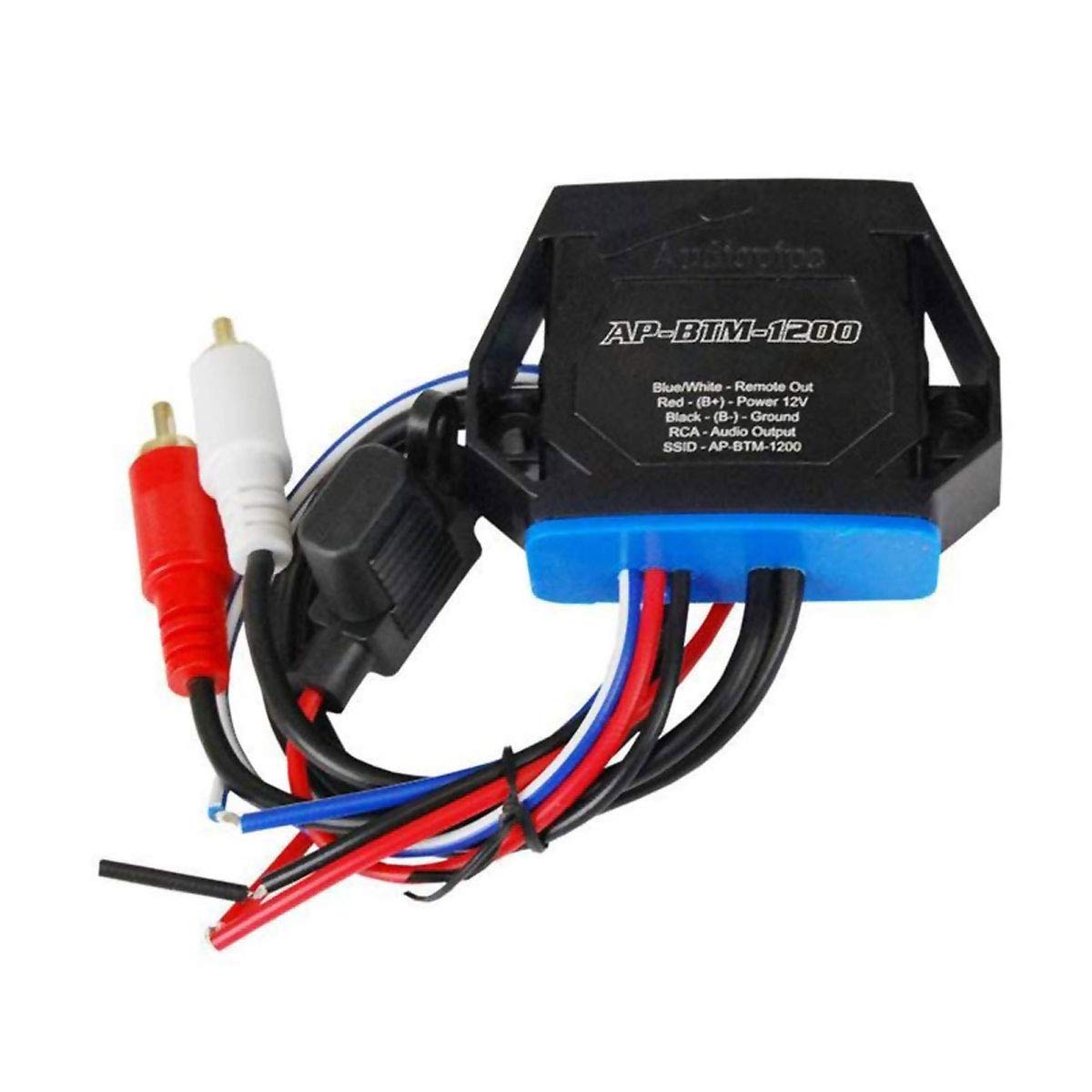 Audiopipe Marine Wireless Audio Receiver Adapter converts Any Amplifier or RCAs to Stream wirelessly