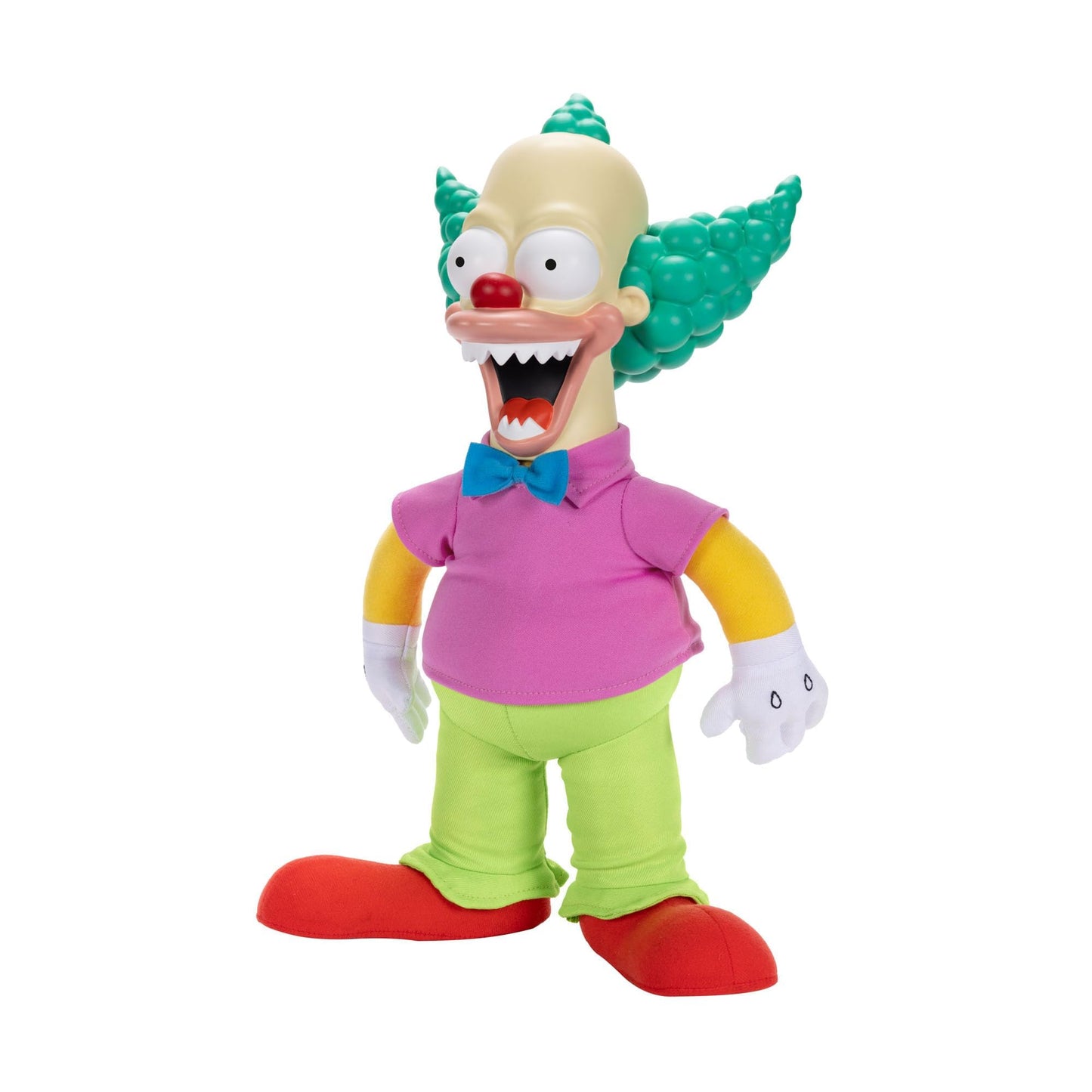 Jakks Pacific The Simpsons Talking Krusty Doll Plush 46 cm Good and Evil Krusty Pull String Doll from The Classic Treehouse of Horror III Episode