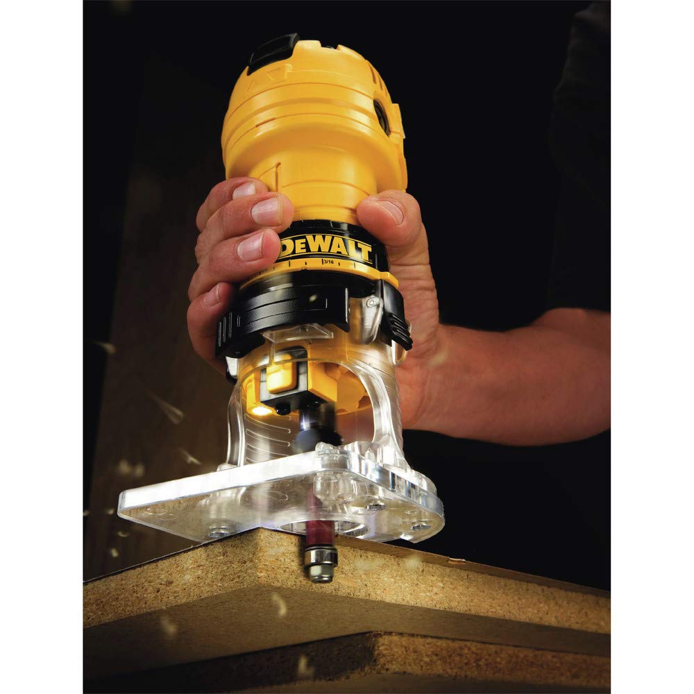 DEWALT DWE6000 4.5-Amp Variable Speed 1/4-Inch Laminate Trimmer