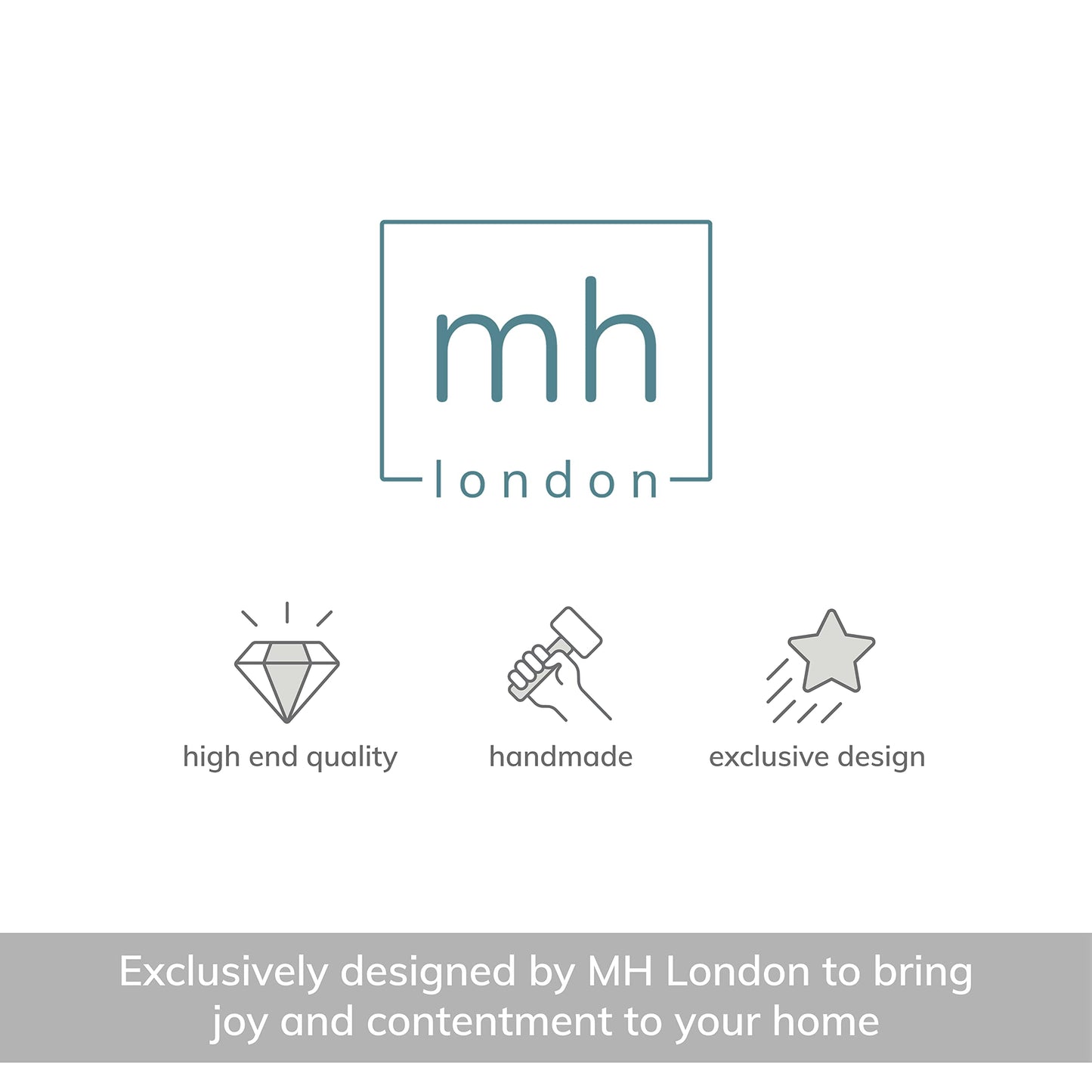 MH London Charles Wall Medallion - Large Wood Wall Art, Exclusively Designed, Hand Carved, Contemporary White Design for Living Room, Bedroom and Kitchen