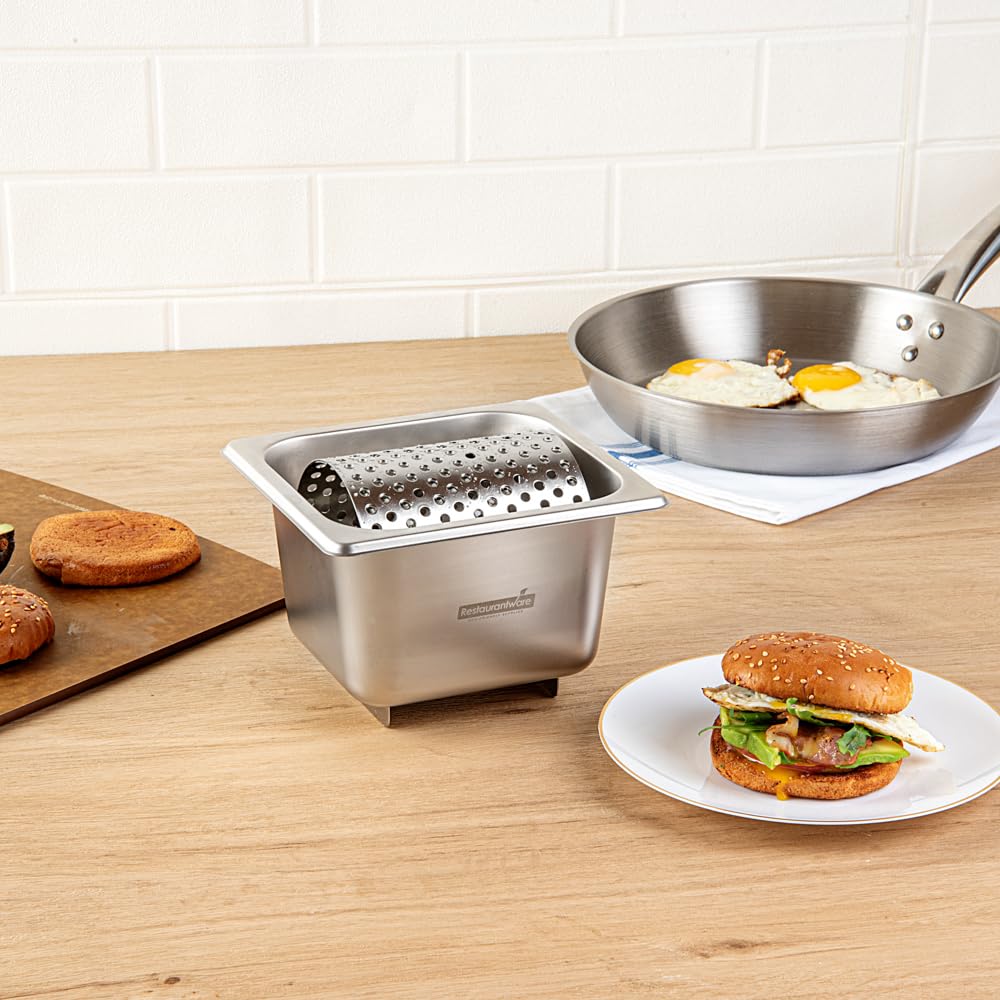 Restaurantware Met Lux Butter Spreader Roller 1 Durable Butter Wheel - Spreads Butter Evenly Raised Bottoms Stainless Steel Butter Roller For Griddle For Butter Sauces Or Oil