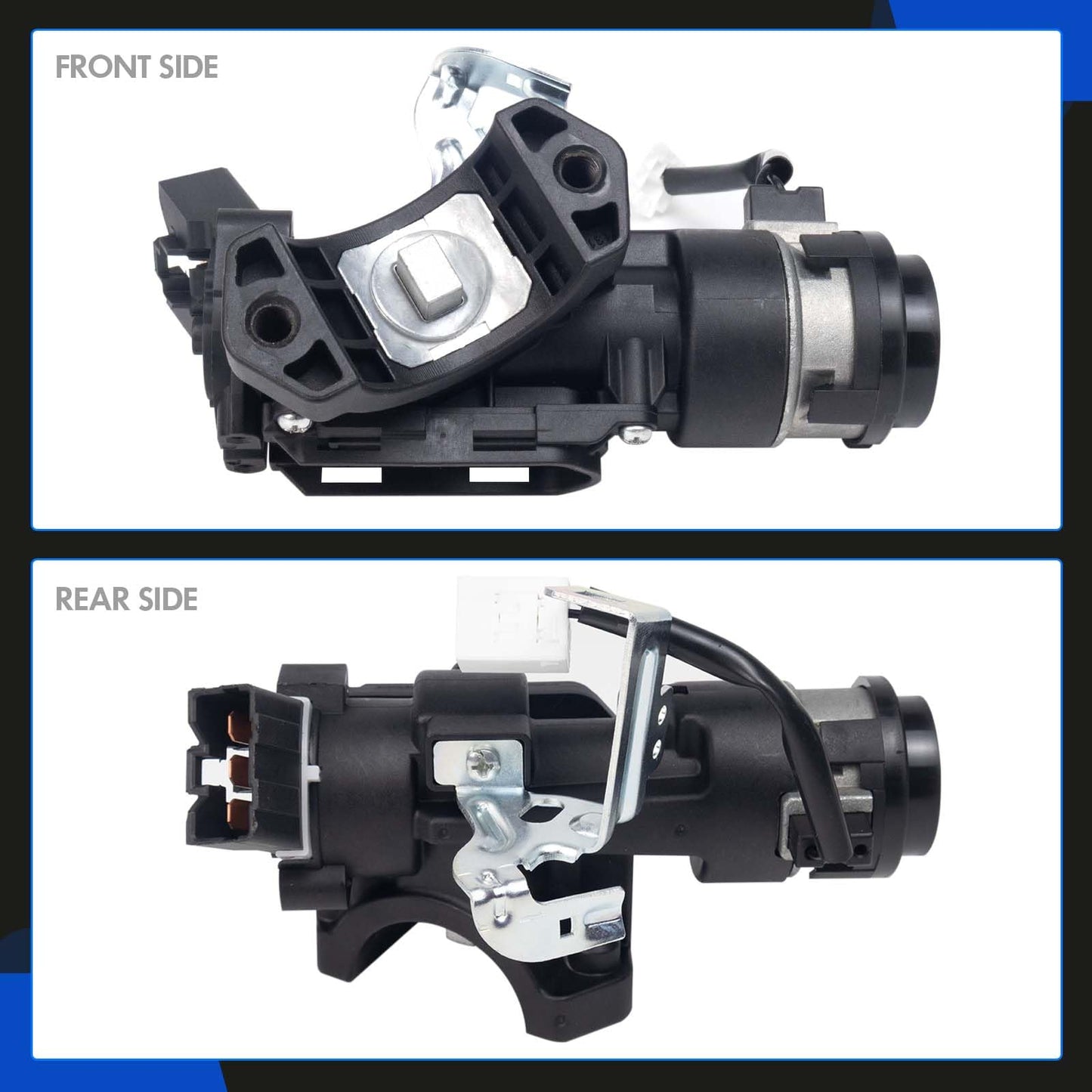 81910-1R110 Ignition Lock Switch Assembly with Door Lock & Keys Fit for Hyundai Accent 2012-2017 Dodge Attitude 12-14, Ignition Lock Cylinder with Housing Replace# 81900-1RB00 81900-1RJ00 81970-1RA00