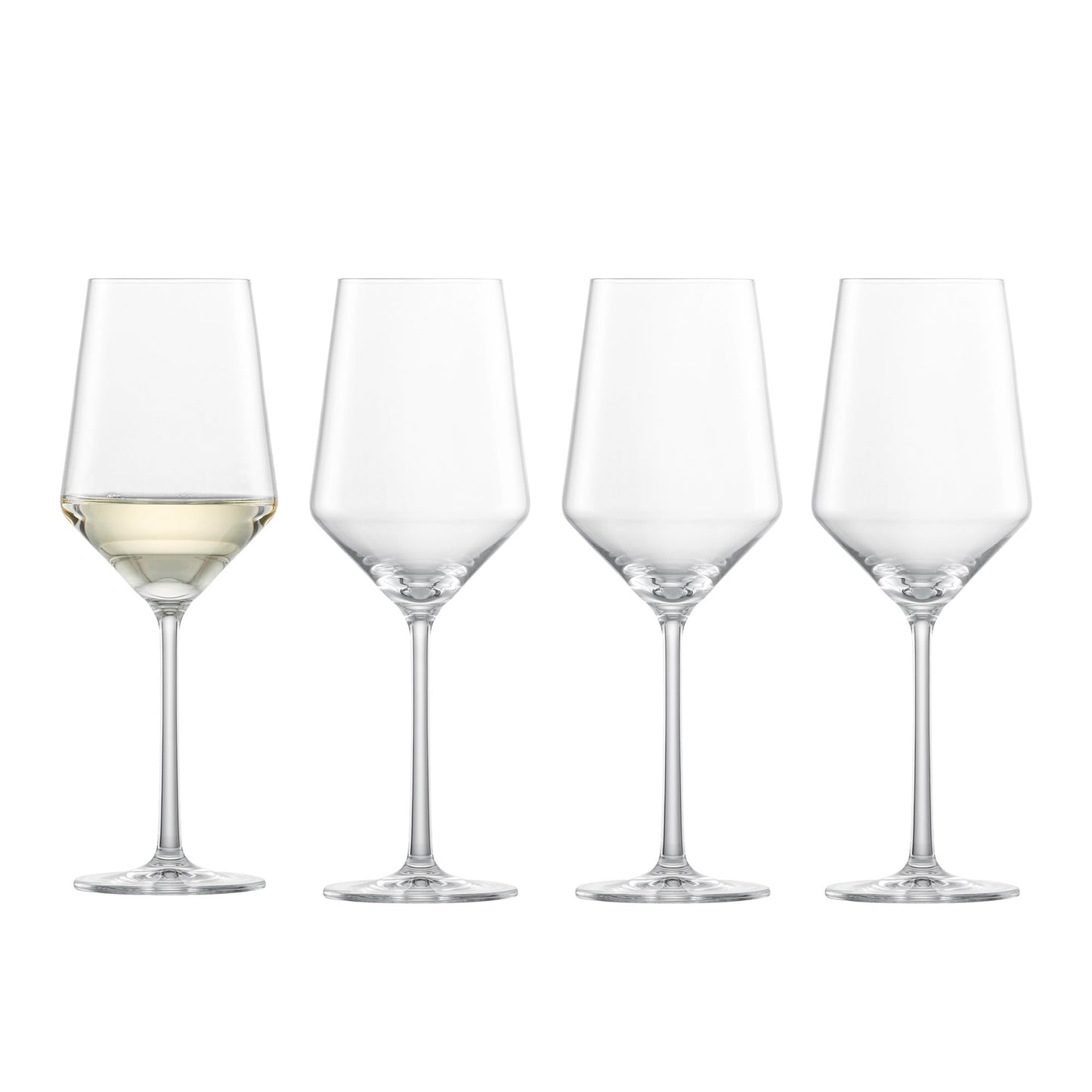 ZWIESEL GLAS Pure Saugivnon Blanc White Wine Glass (Set of 4), Graceful Wine Glasses for White Wine, Dishwasher-Safe Tritan Crystal Glasses, Made in Germany (14 Ounce)