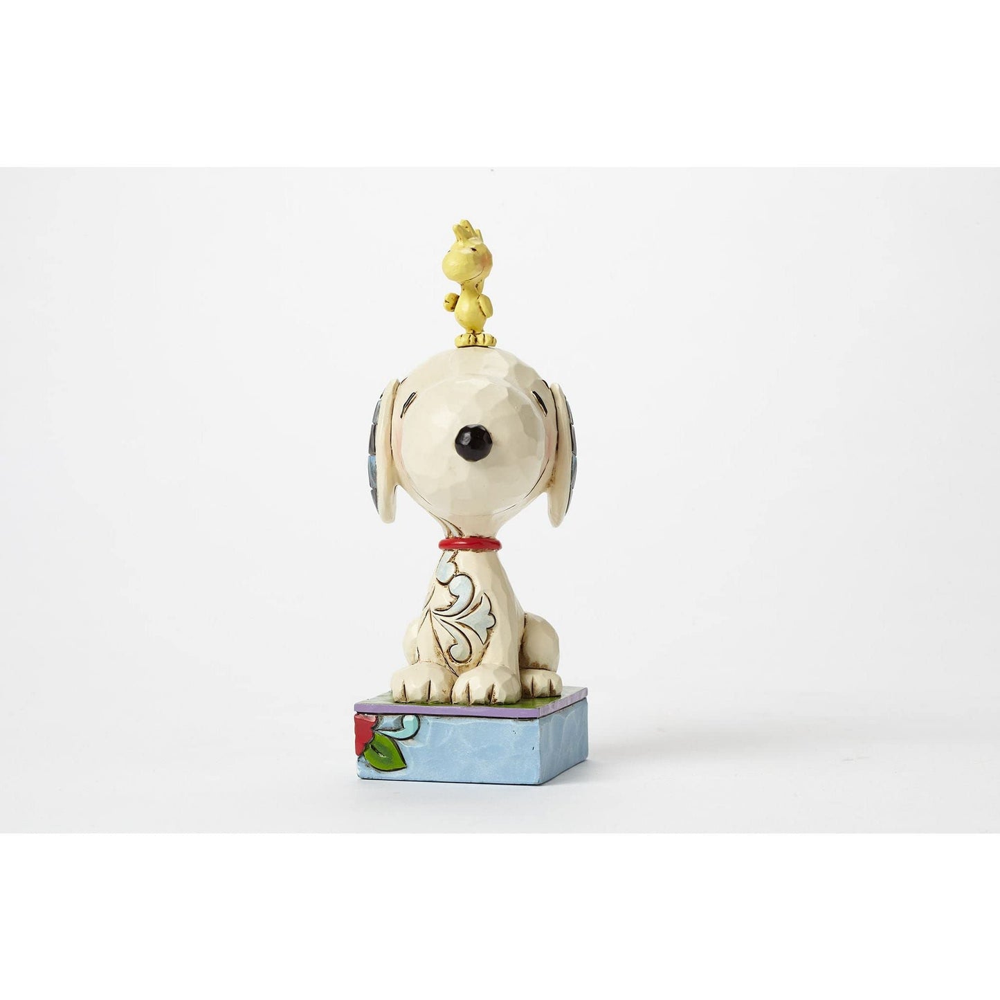 Enesco Peanuts by Jim Shore Snoopy and Woodstock My Best Friend Personality Pose Figurine, 5 Inch, Multicolor