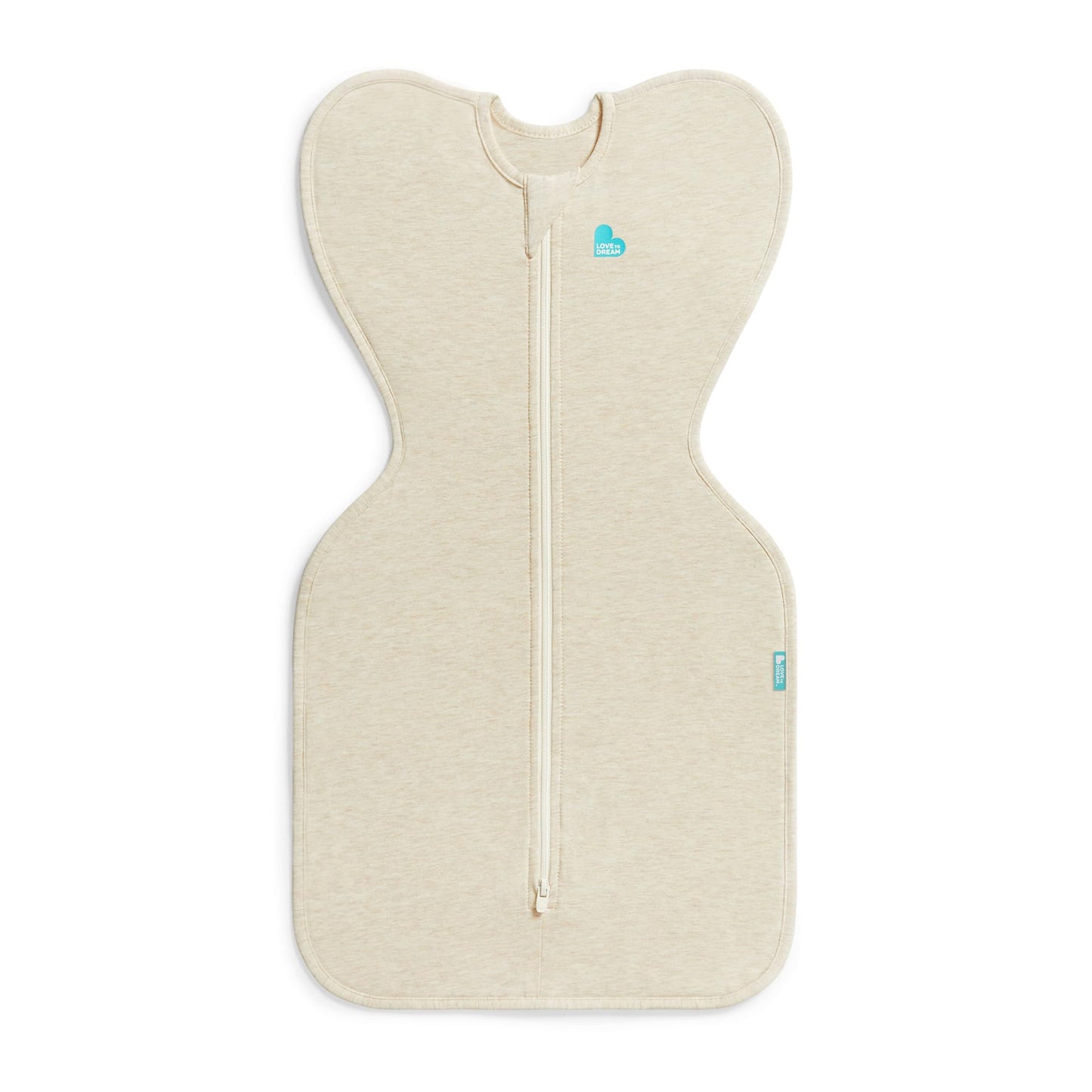 Love to Dream Swaddle UP, Sleep Sack 0-3 Months, Self-Soothing, Improves Sleep, Secure Fit Helps Calm Startle Reflex, Baby Essentials Must Haves Newborn, 1.0 TOG, 8-13 lbs, Oatmeal