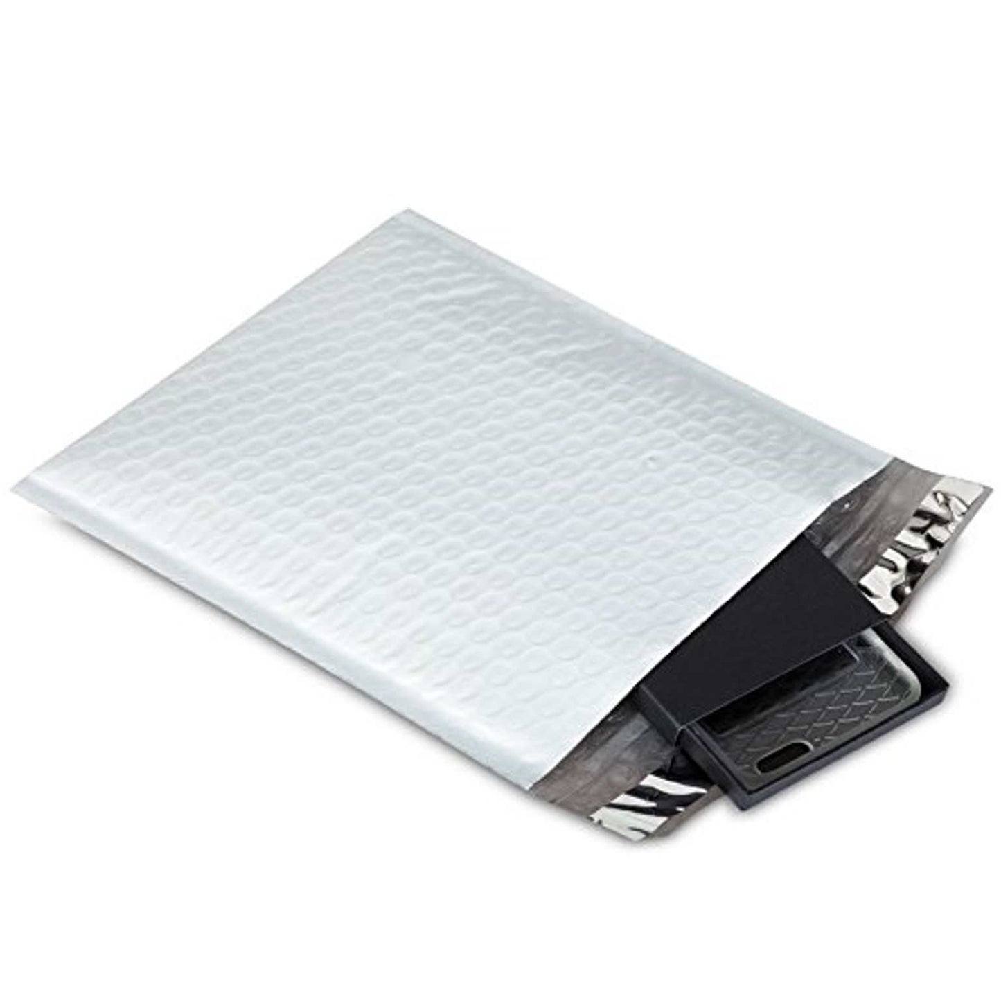 Sales4Less 5 Poly Bubble Mailers 10.5X16 Inches Padded Envelope Mailer Waterproof Pack of 100 , White
