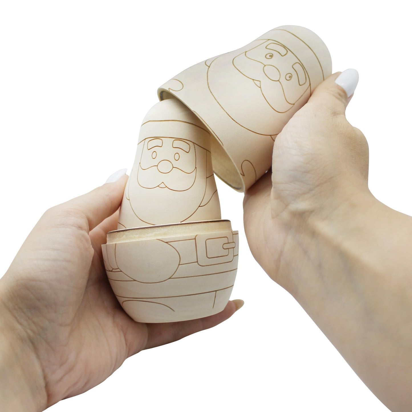 AEVVV Unfinished Matryoshka Santa Claus