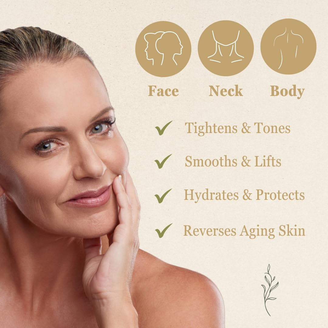 NutraVive Body Protect Cream – Anti-Aging Crepey Skin Moisturizer, 8.1 Oz – Tighten, Tone & Nourish Crepey Skin – Full Body Moisturizing Treatment - Boost Collagen Production & Protect Skin Layers