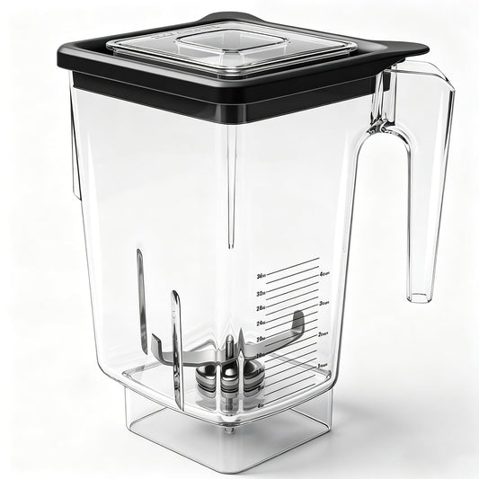 72 oz Replacement Pitcher Cup, Compatible with Blendtec Wildside+ Classic/Designer/Professional/Commercial Series, 5-Year Warranty