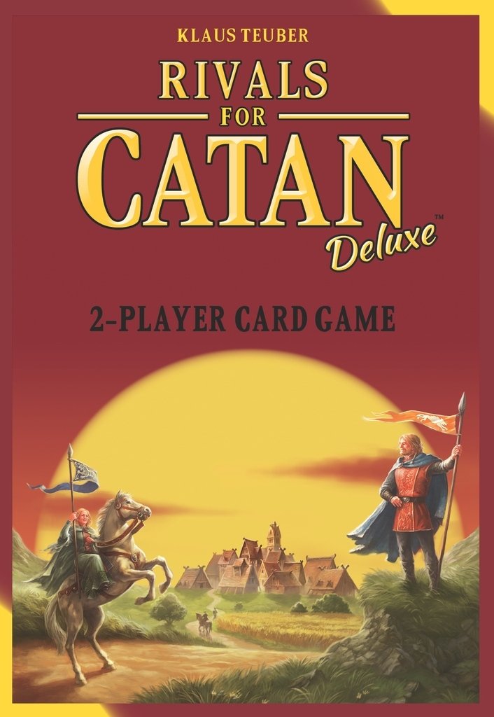 Rivals for CATAN Card Game DELUXE EDITION - Build, Trade, and Conquer with Enhanced Components! Family Game for Kids & Adults, Ages 10+, 2 Players, 45-60 Minute Playtime, Made by CATAN Studio