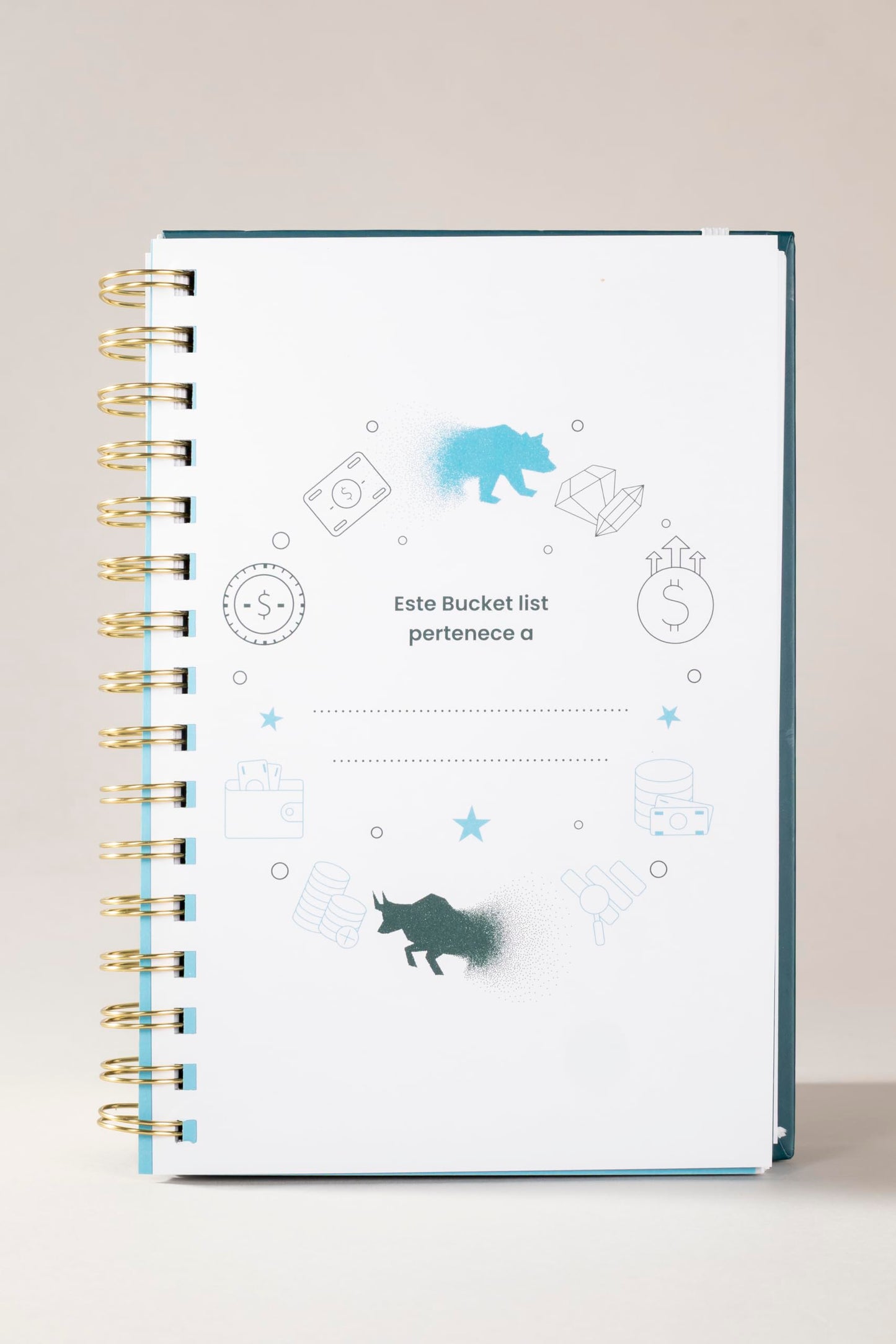 Bucket List – Tu Mejor Vida de Inversión | Journal de Metas Financieras y Crecimiento Personal | Investep Academy – Yoel Sardiñas (Grande (19 x 27 cm))