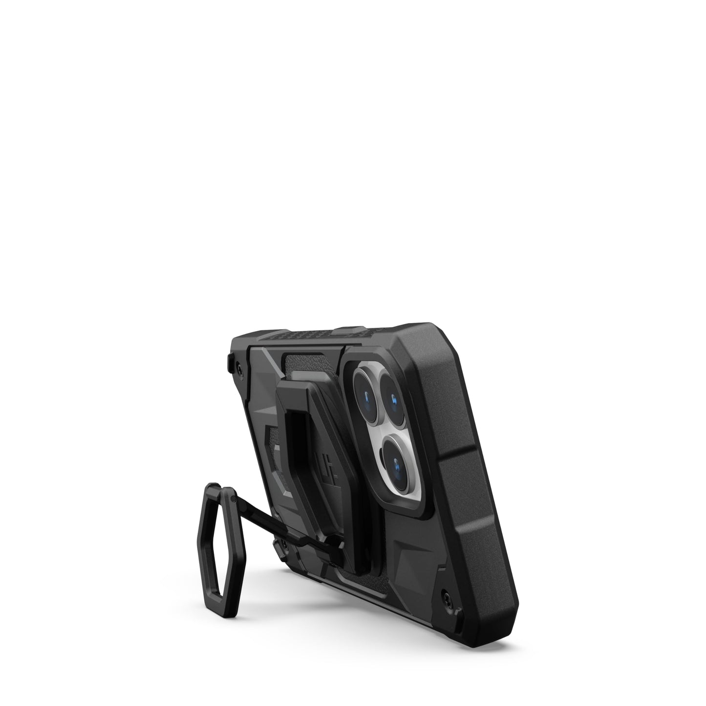 URBAN ARMOR GEAR UAG Magnetic Phone Ring Stand Compatible with MagSafe Magnet, Removable Metal Finger Ring Grip & 360 Rotation Adjustable Kickstand for iPhone 16/15/14/13, Galaxy S24/S23, Black/Black
