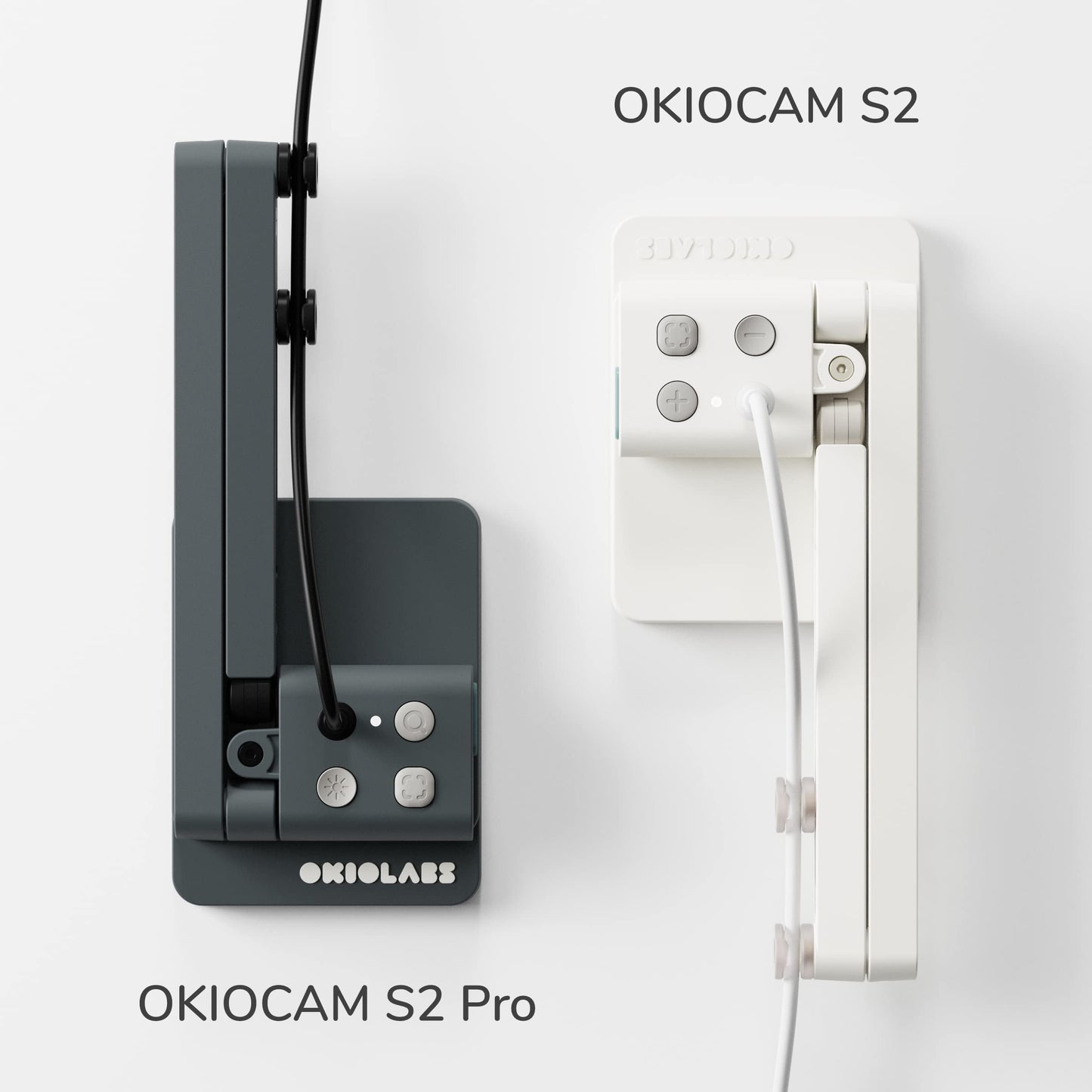 OKIOLABS OKIOCAM S2 Pro 13-MP USB Document Camera, Built-in Light & Mic, OKIOPoint Smart Pointer, for PC | Mac | Chromebook, Ultra HD Camera for Live Demo for Web Conference, Remote Teaching