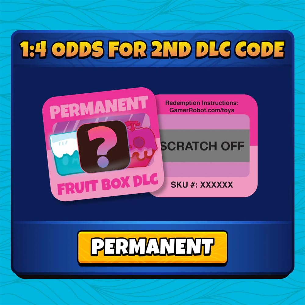 PhatMojo BLOX Fruits - Mystery Fruit Collectible Plush 2-Pack (4" Tall, Series 1) [Includes DLC, Officially Licensed]