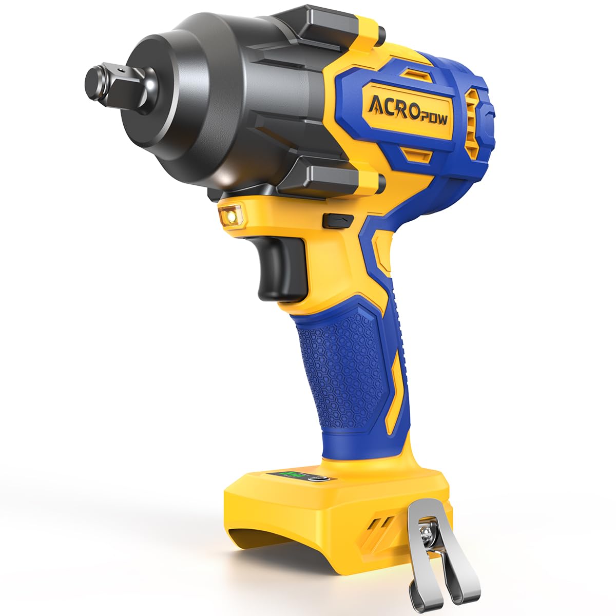 ACROPOW Cordless Impact Wrench Compatible with DEWALT 20V MAX Battery, 1/2 Inch Brushless High Torque Power Impact Gun 665 Ft-lbs(900 N.m) with 3-Mode Speed, LED Light (Bare Tool Only)