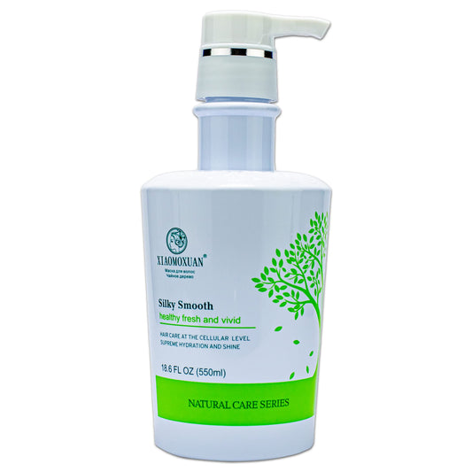 Xiaomoxuan Moisturizing Hair Mask Silky Smooth - Natural Tea Tree Oil Hair and Scalp Nourishing - Deep Hydrating for Dry Hair Breakage and Split Ends Repair - Vitamin Hair Mask Frizz Treatment