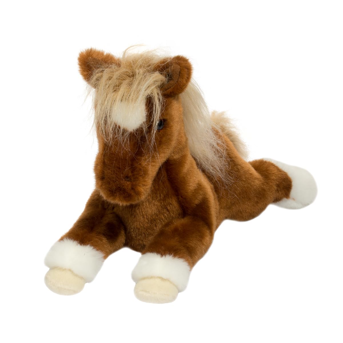 Douglas Wrangler Horse Plush Stuffed Animal – Realistic Chestnut Ranch Horse Plush Toy for Kids, Horse Lovers & Animal Lovers, 15" Long (38 cm)