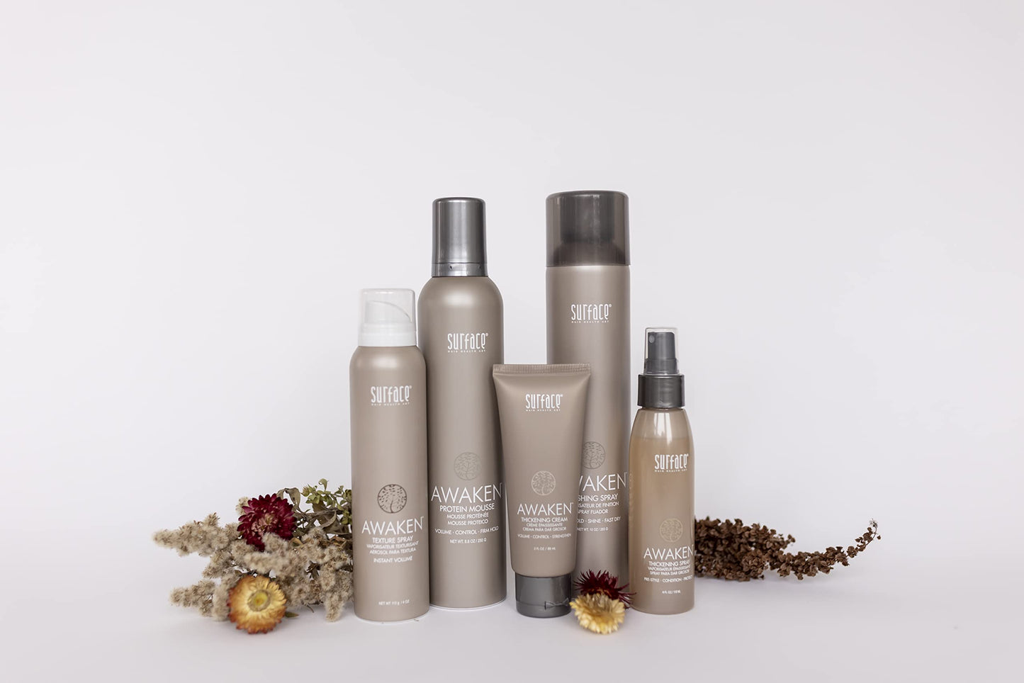 Surface Hair Awaken Mousse: Color Safe, Volumizing, Firm Hold Hair Mousse to Thicken Hair, Sulfate-Free, Paraben-Free, 8.8 oz