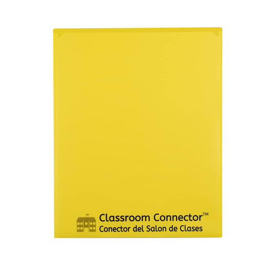 C-Line Classroom Connector School-to-Home Folders, Yellow, 25 per Box (32006)