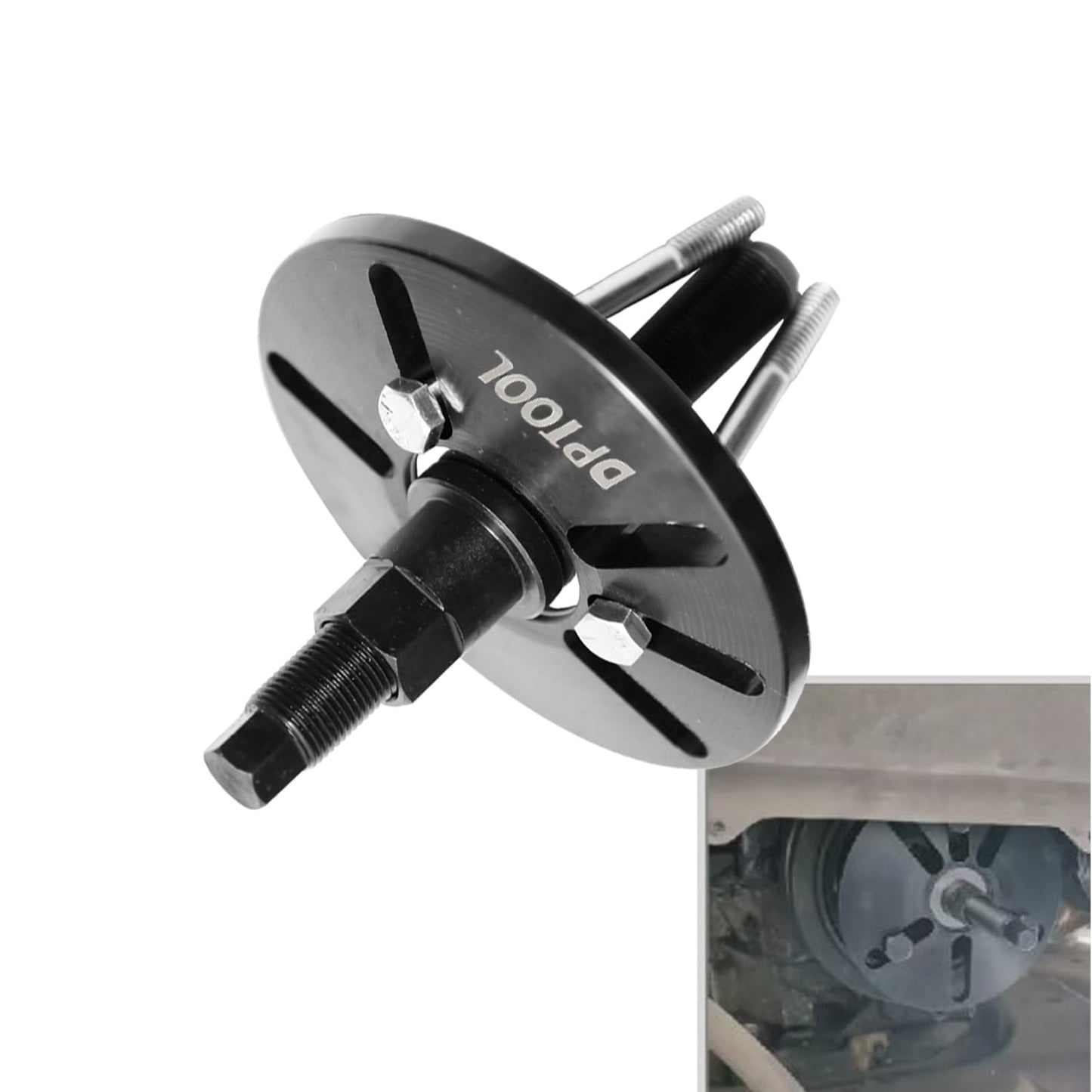 Harmonic Balancer Puller Removal & Install Tool Kit Flywheel Remover Crankshaft Pulley Removal Steering Wheel Pulling Set