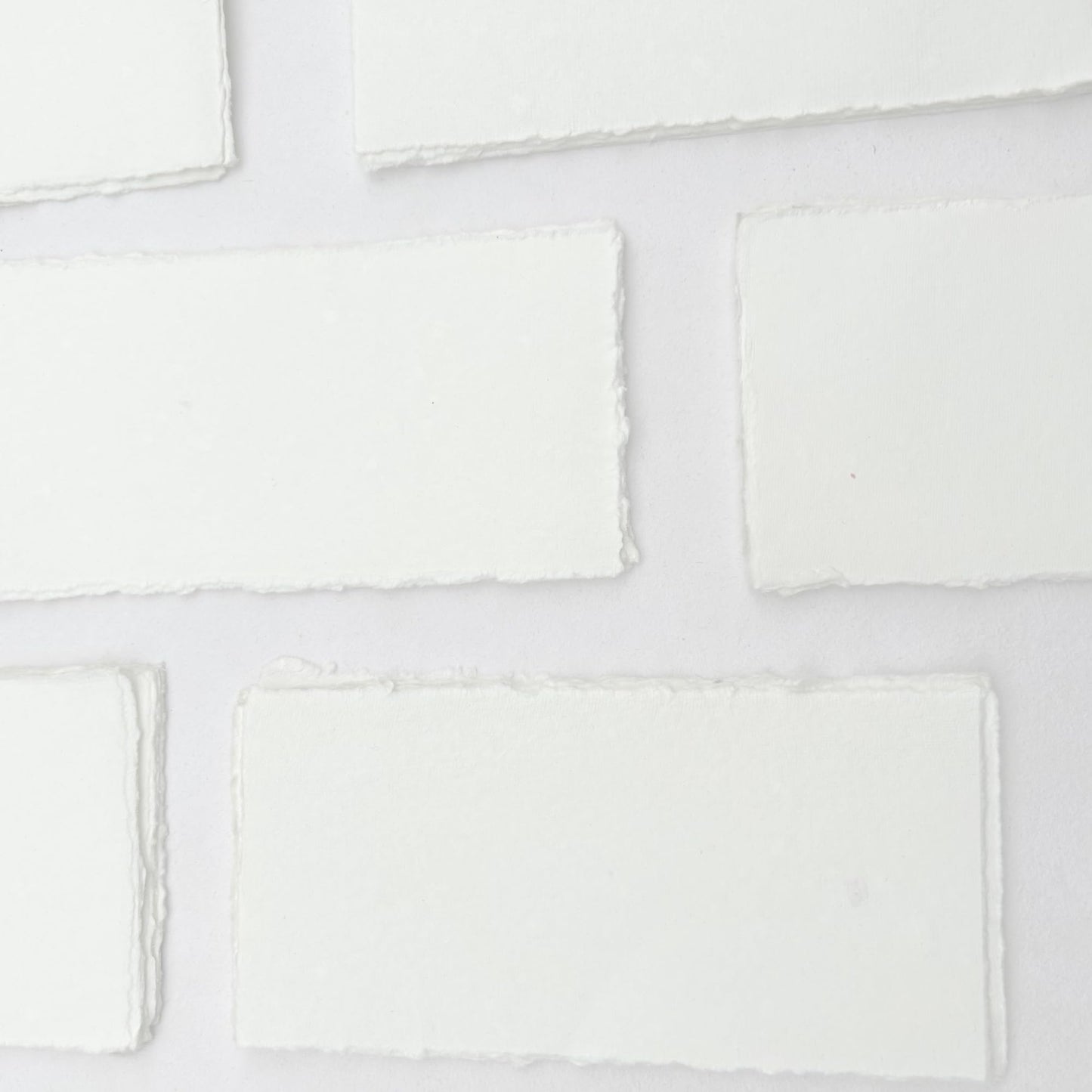 Handmade Deckle Edge Cotton Rag Paper 4x9” – 150 GSM Premium Blank Invitation Sheets | Rustic Textured Card Stock for Wedding Invites, Baby Showers, Crafting & Calligraphy (Pack of 100)