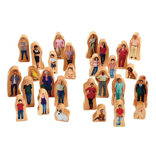 Excellerations MYPEEPS Photo Block Play People (Pack of 28)