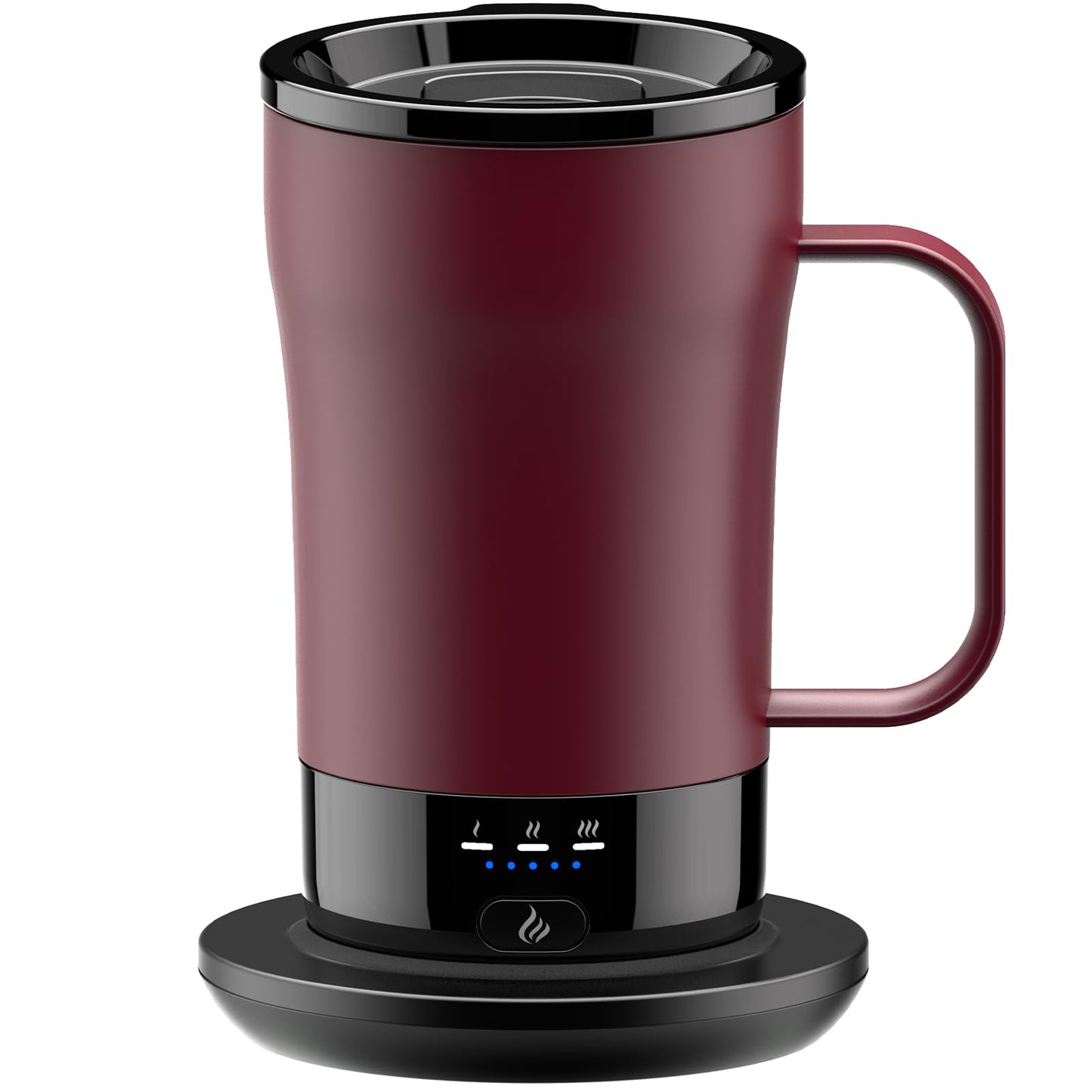 Self-Heating Coffee Mug, 14oz Heated Coffee Mug - Rechargeable Temperature Control Coffee Mug Keep Coffee Hot, Smart Mug Great Gift for Coffee Lovers & Slow Sippers