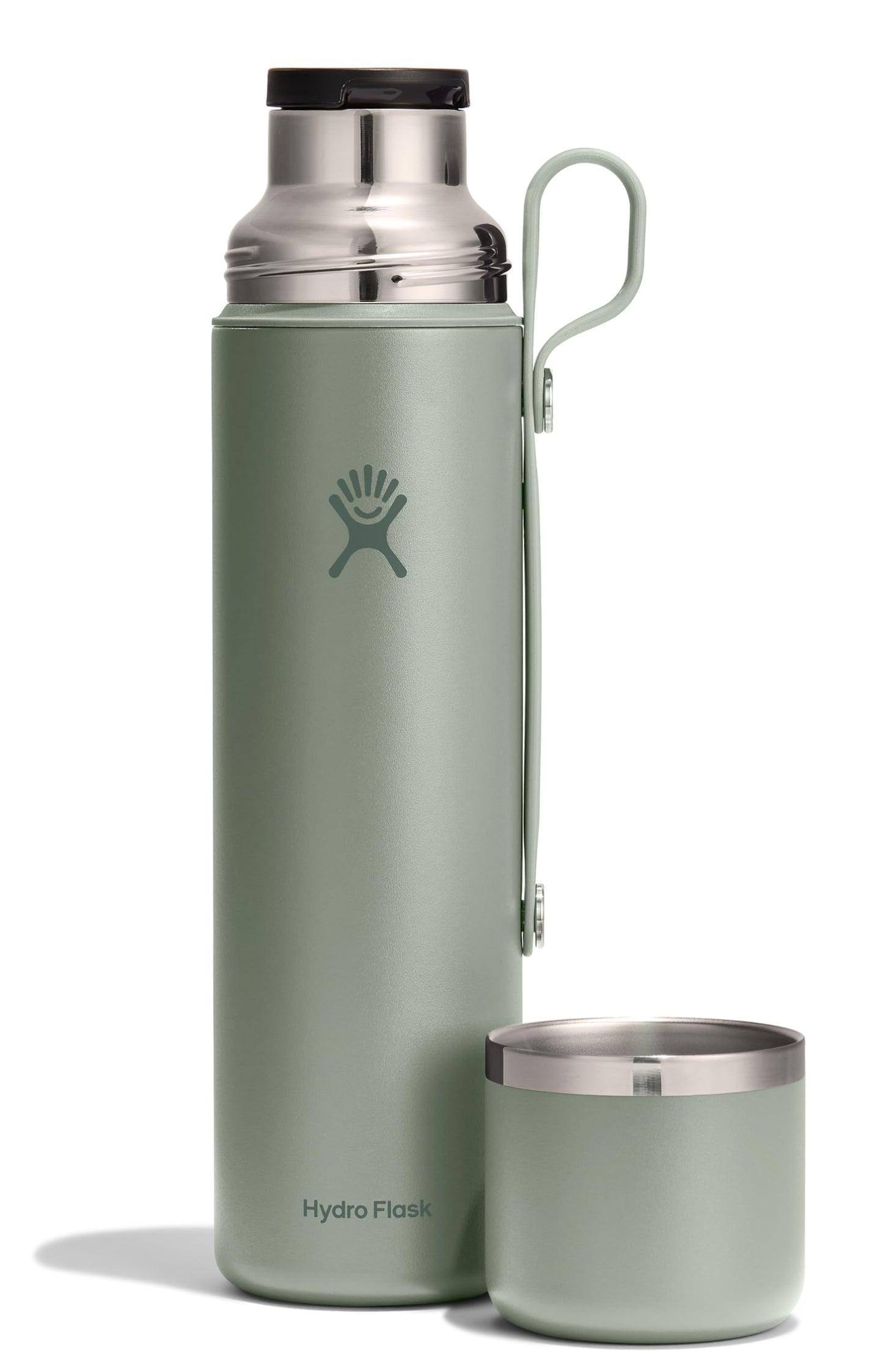Hydro Flask Hot Flask & Cup – Insulated Stainless Steel, Hot Drink Travel Container for Coffee & Tea 36 Oz Agave Green