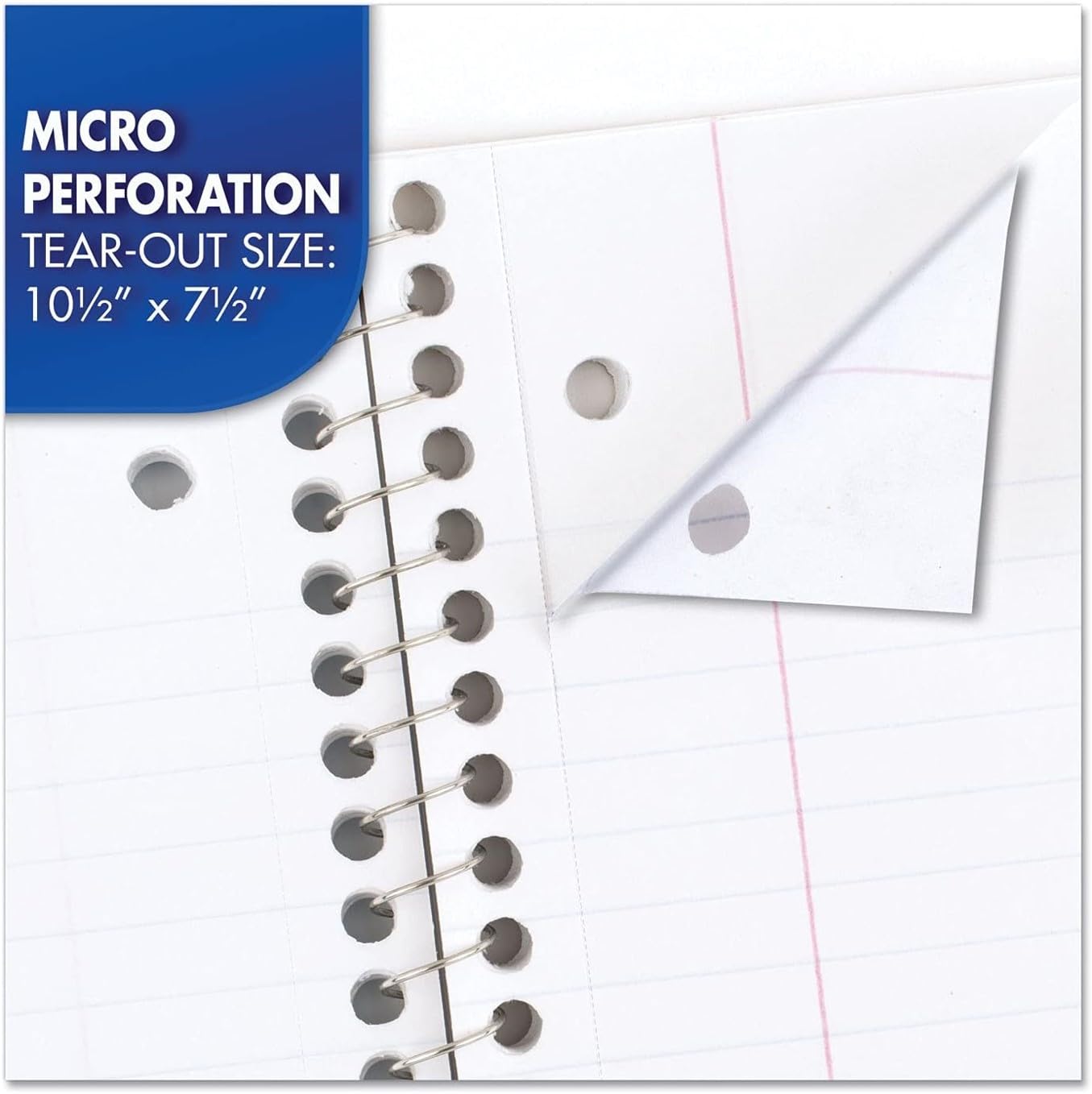 Mead Spiral Notebooks, 24 Pack, 1 Subject, College Ruled Paper, 7-1/2" x 10-1/2", 70 Sheets per Notebook, Colors Will Vary (830062-ECM25)