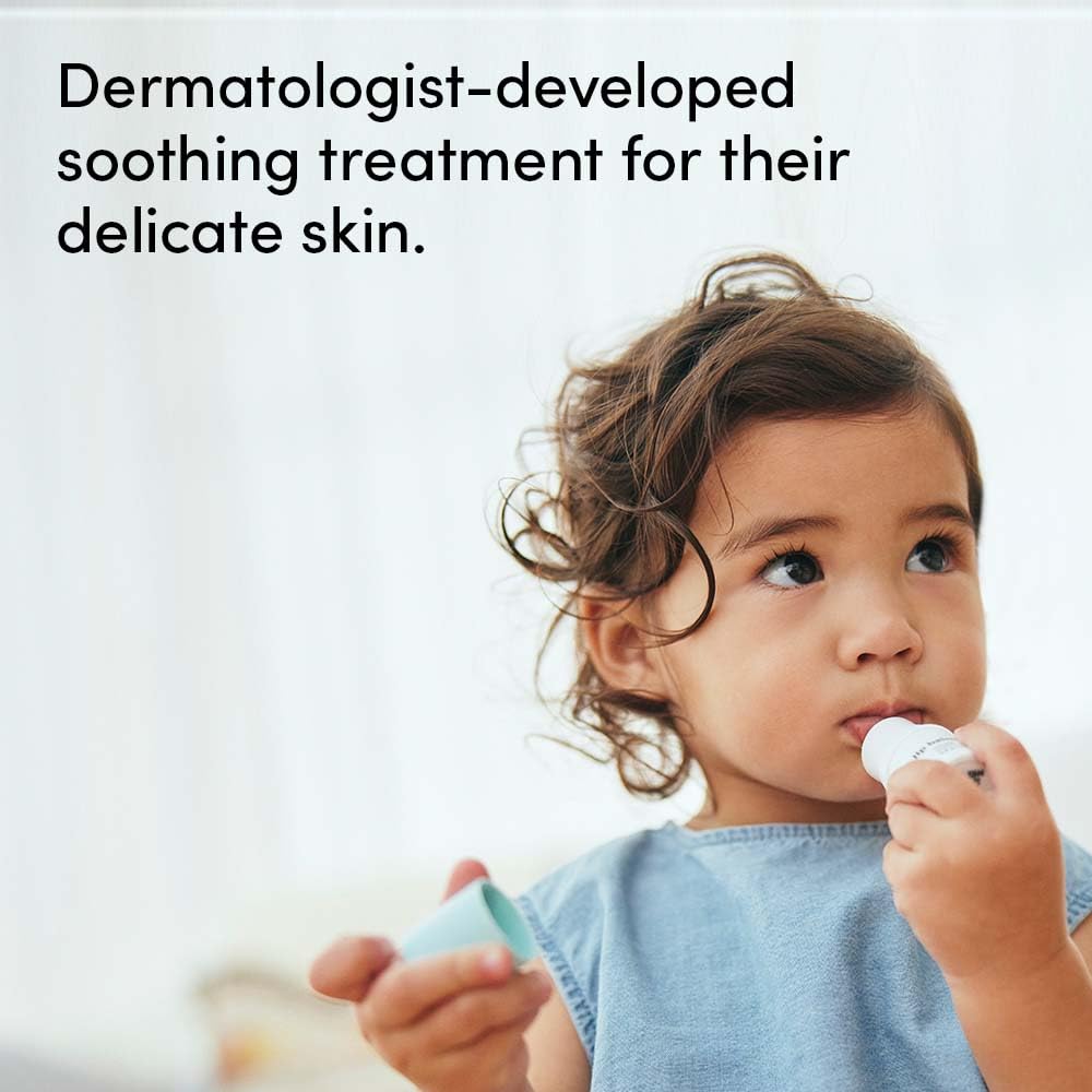 Evereden Dry Relief DUO - Baby Face Cream (1.7oz) & Baby Lip Balm (0.13oz) - Clean, Vegan, & Easy to Use Toddler Chapstick & Baby Cream Bundle for Deep Soothing Hydration - Non-Greasy & Fragrance-Free