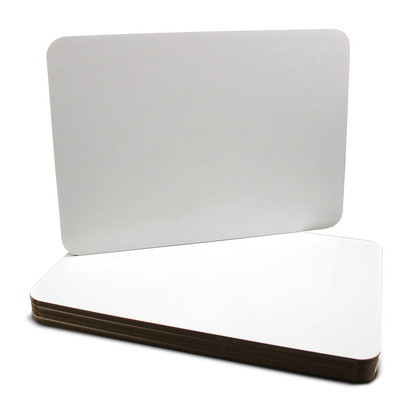 Flipside Products 11" x 16" Large Dry Erase White Boards, Classroom Pack, Single-Sided Lapboard for Class, Reusable for Group Participation - 12 Pack